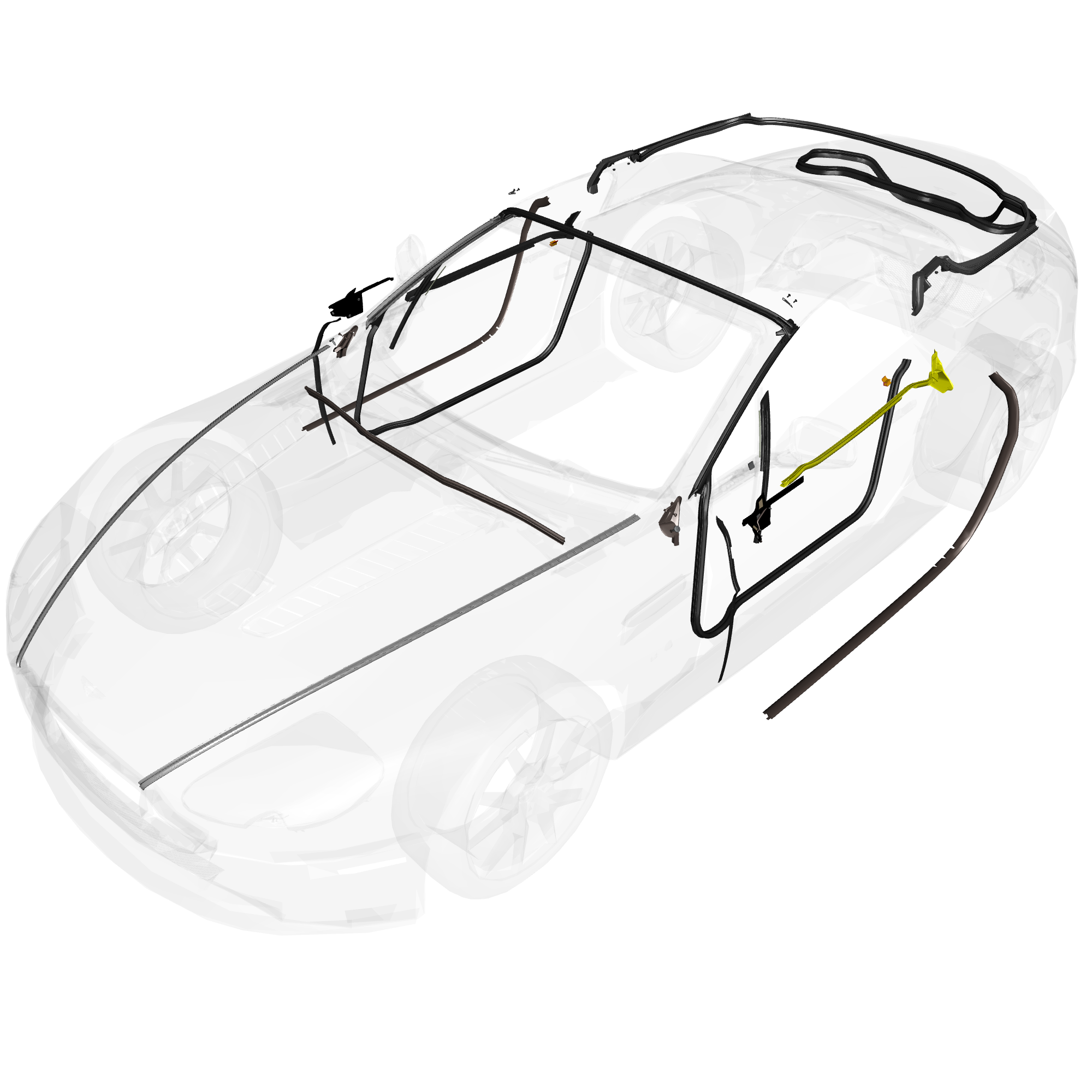 car:VANTAGE V12S,item_no:,quantity:1,reference:VANTAGE_V12S_PartsCatalogue-010702-B2 Dynamic Weatherstrips