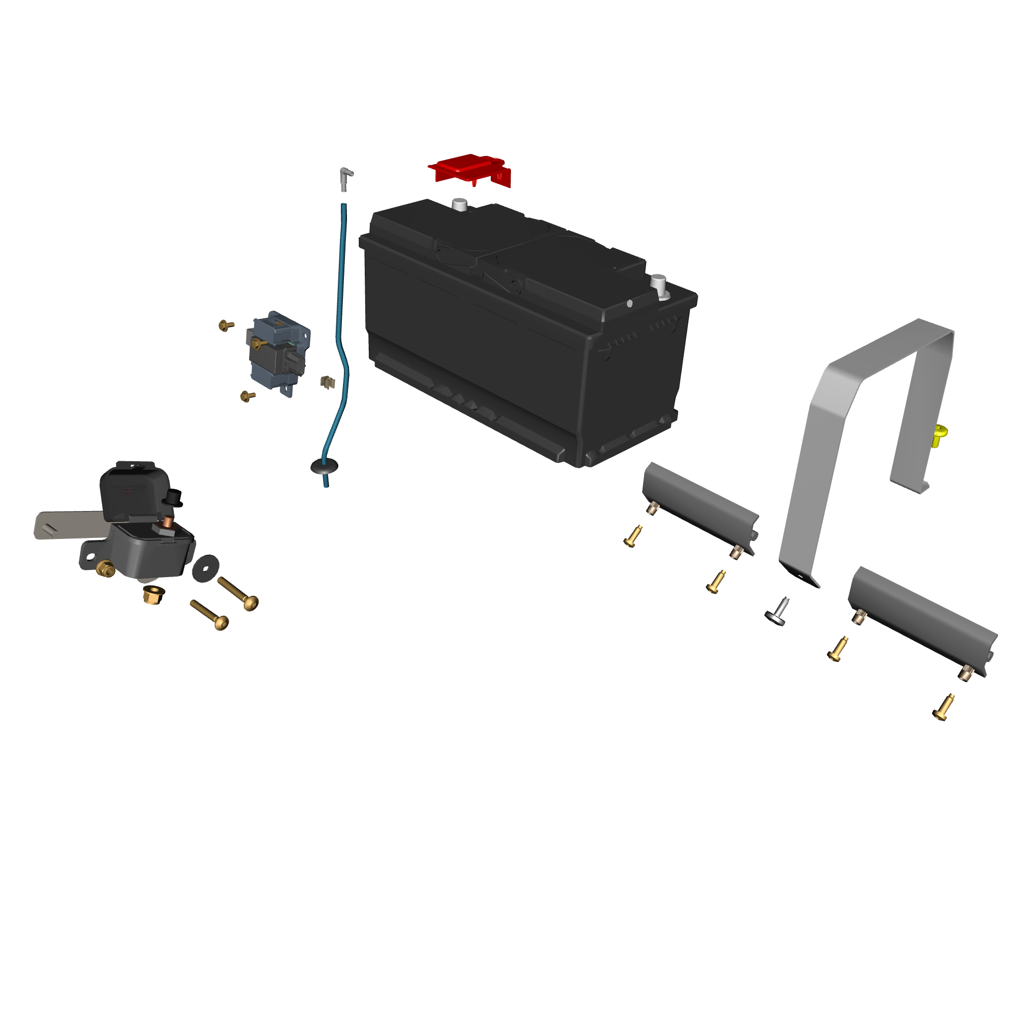 car:VANTAGE V12S,item_no:,quantity:1,reference:VANTAGE_V12S_PartsCatalogue-140100-01 Service Battery