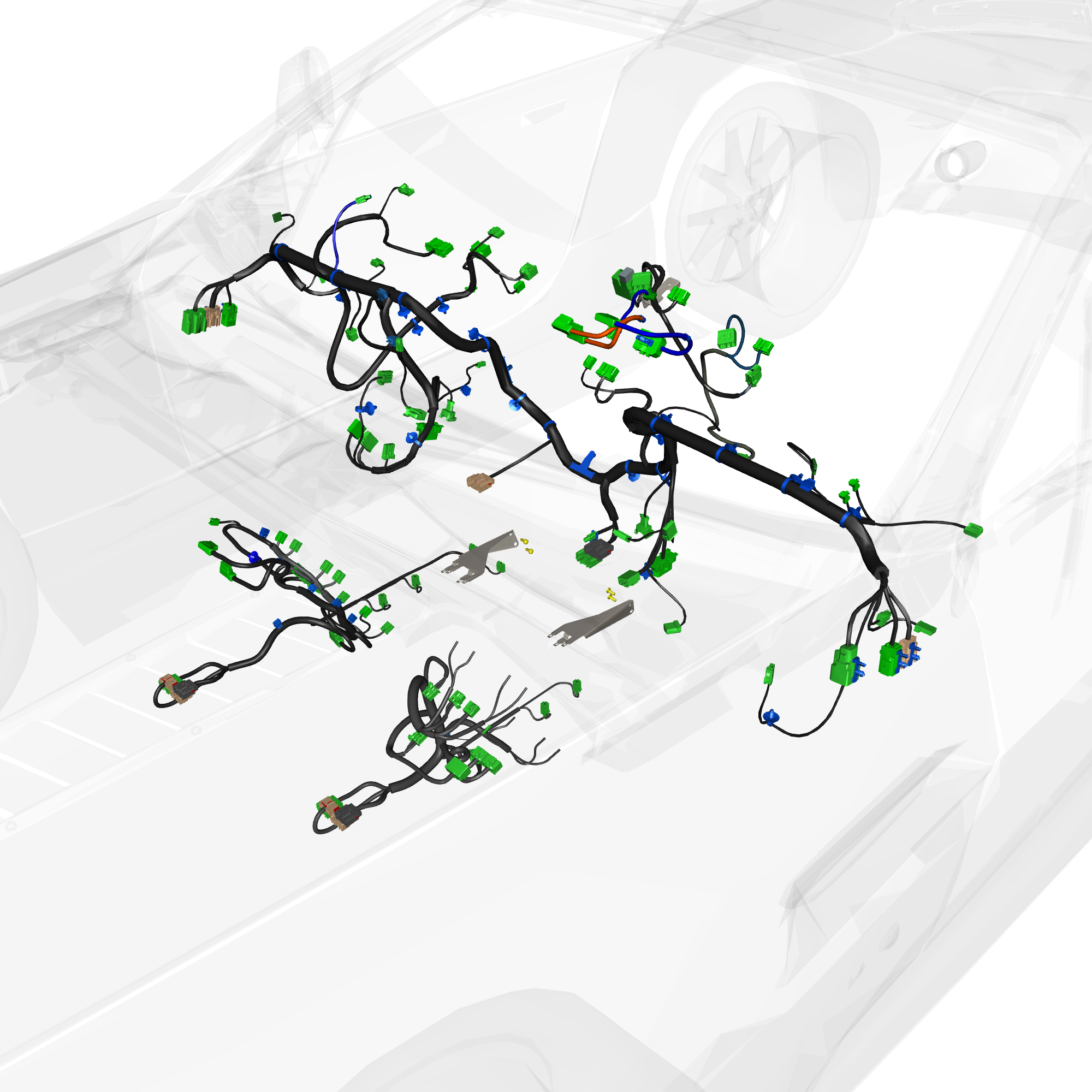 car:VANTAGE V12S,item_no:,quantity:4,reference:VANTAGE_V12S_PartsCatalogue-180102-04 IP Wiring Assembly