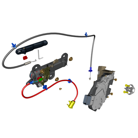 car: VULCAN,item_no: nan,quantity: 4,reference: VULCAN_PartsCatalogue-011404-04 Door Latch System