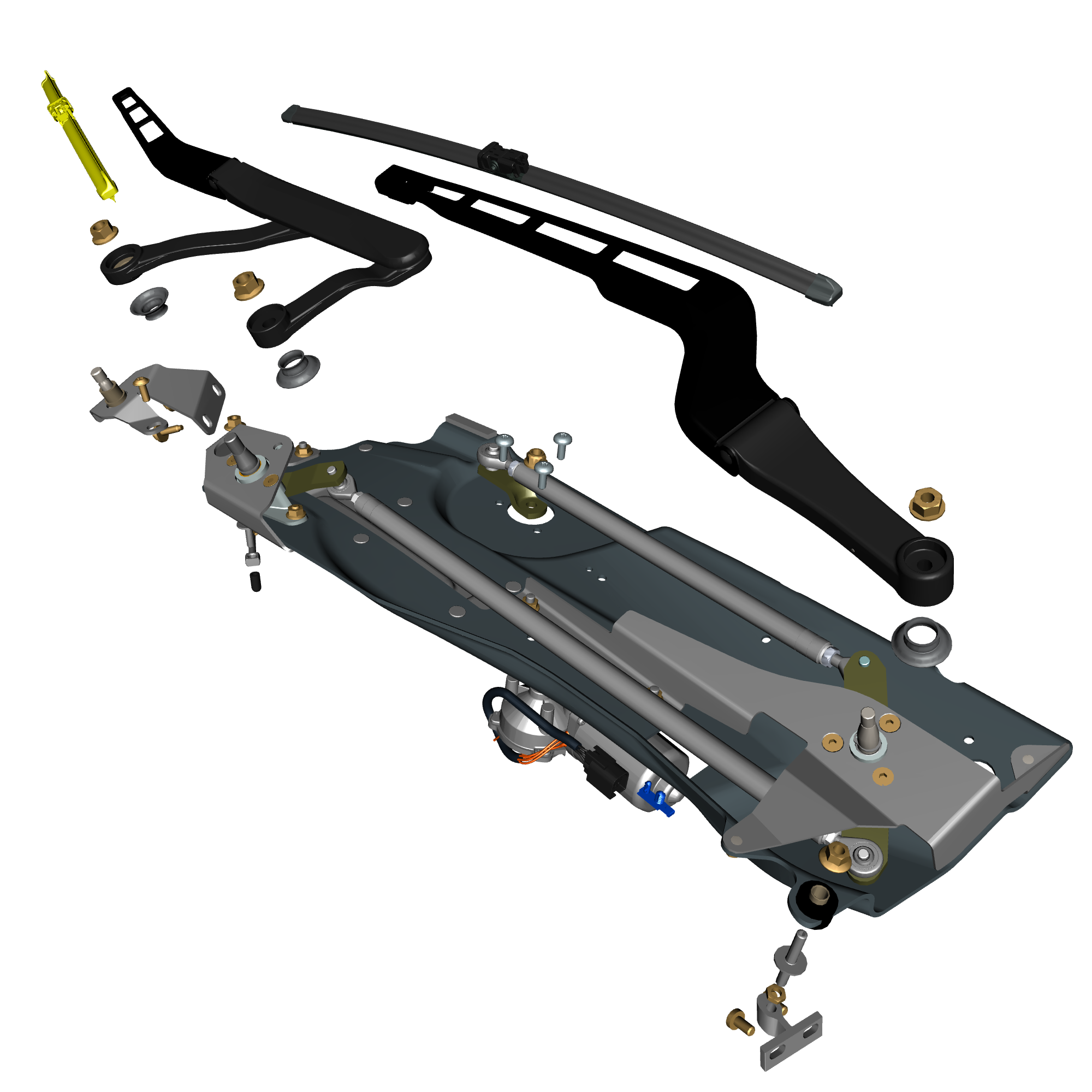 car: TARAF,item_no: nan,quantity: 1,reference: TARAF_PartsCatalogue-011601-01 Wiper Assembly