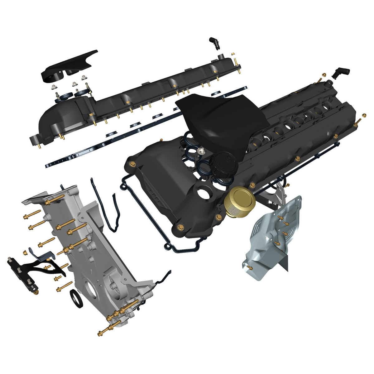 car: DBR22,item_no: nan,quantity: 2,reference: DBR22_PartsCatalogue-032103-70 Engine Covers