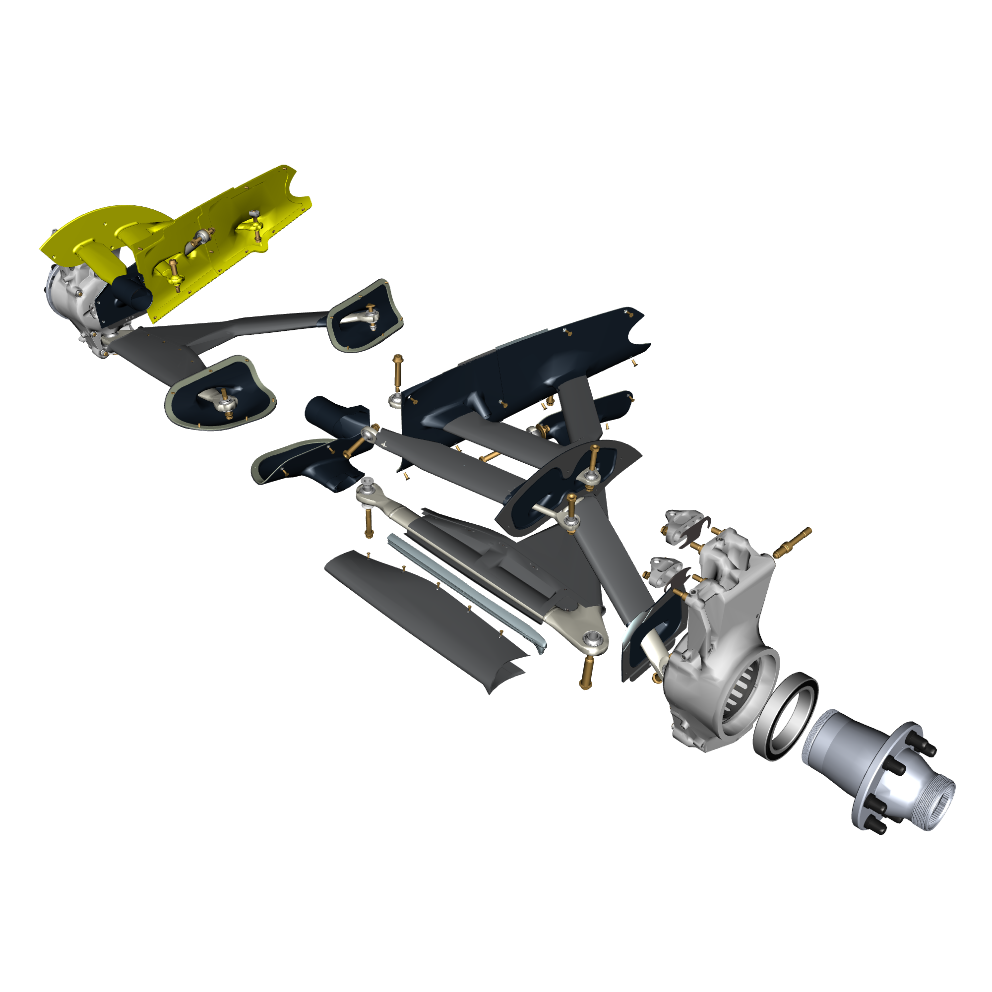 car: VALKYRIE,item_no: nan,quantity: 1,reference: VALKYRIE_PartsCatalogue-040102-10 Front Suspension