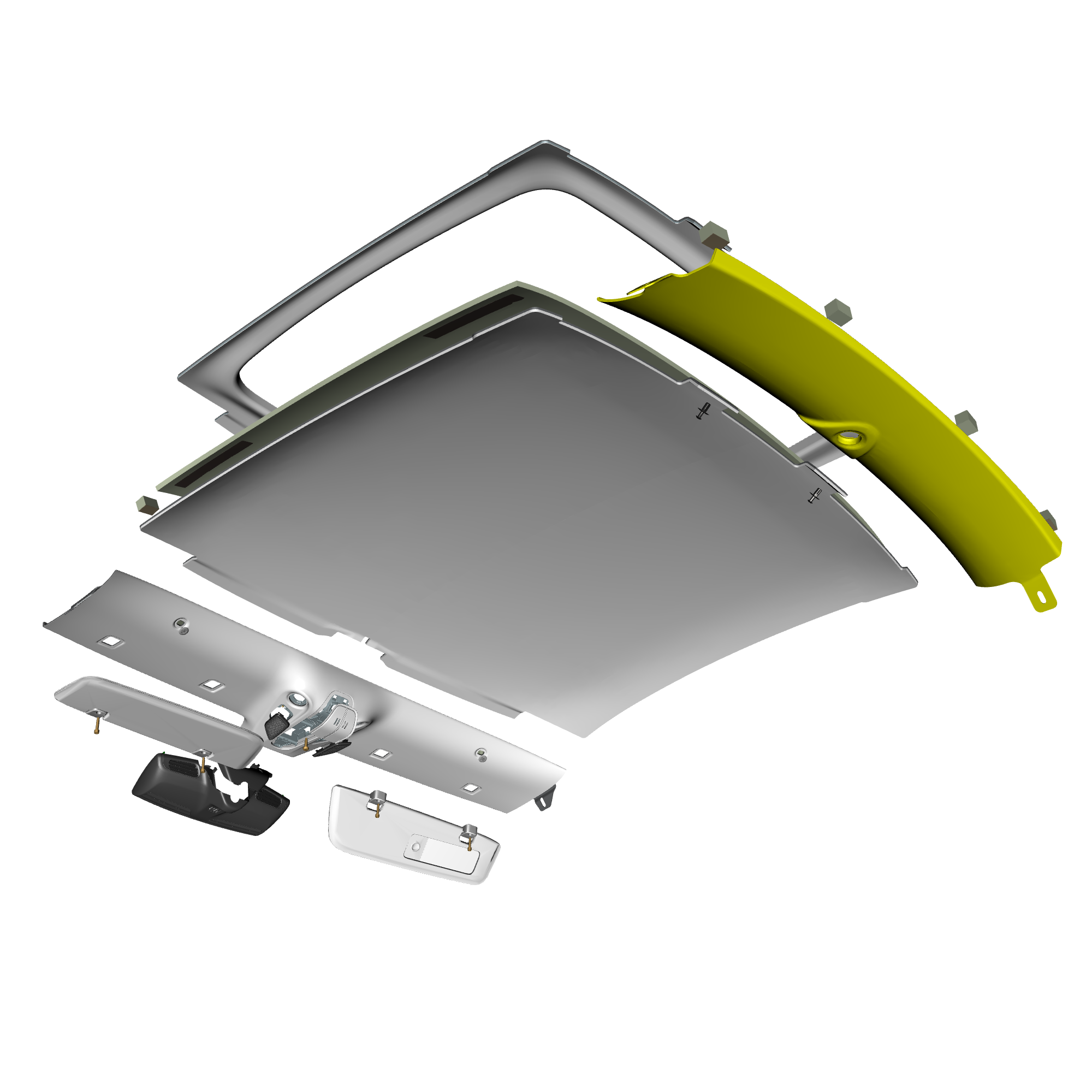 car:DB12,item_no:,quantity:1.0,reference:DB12_24_PartsCatalogue-010503-10 Headliner Assembly