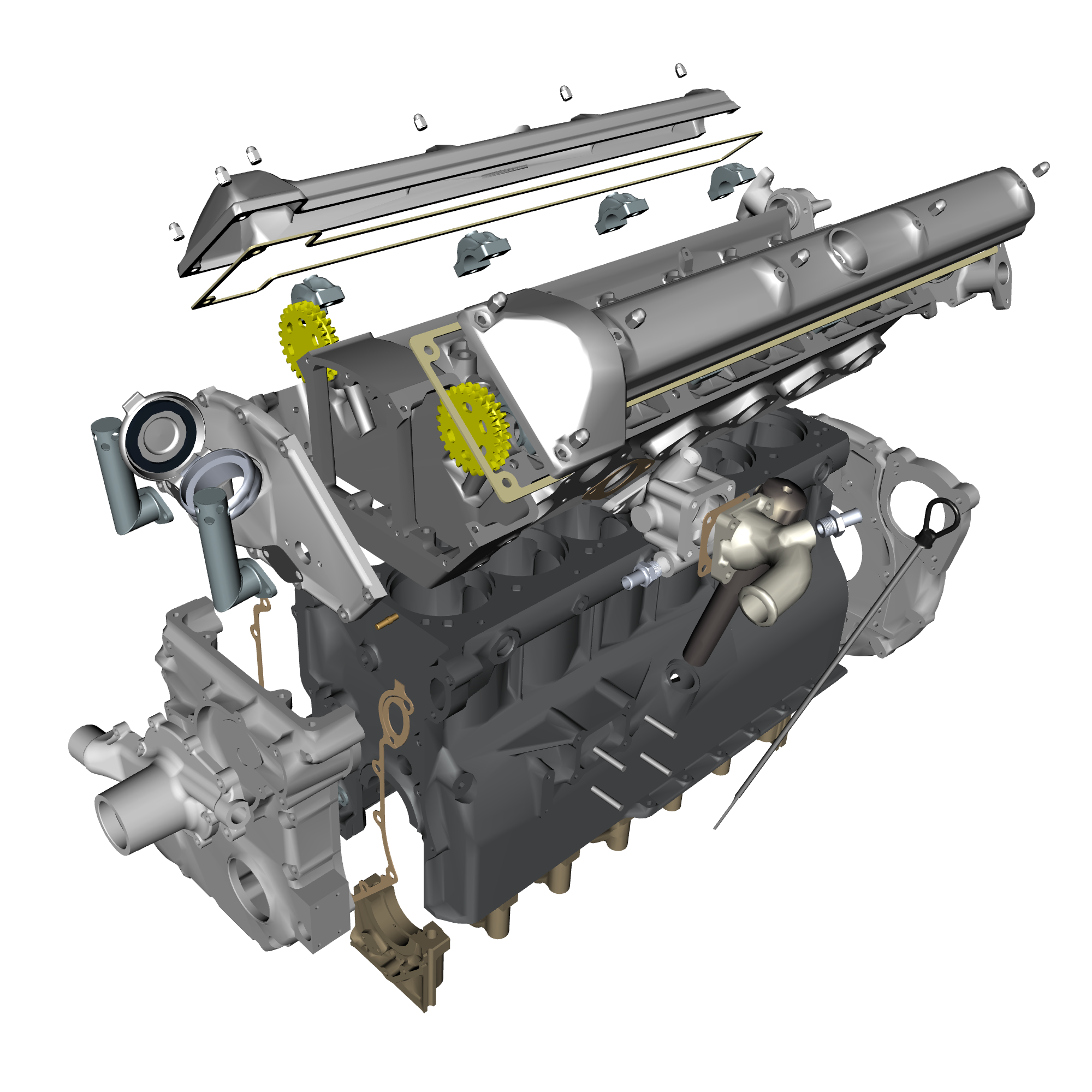 car: DB4 GTZ,item_no: nan,quantity: 2,reference: DB4GTZ_PartsCatalogue-032103-10 Engine Structure