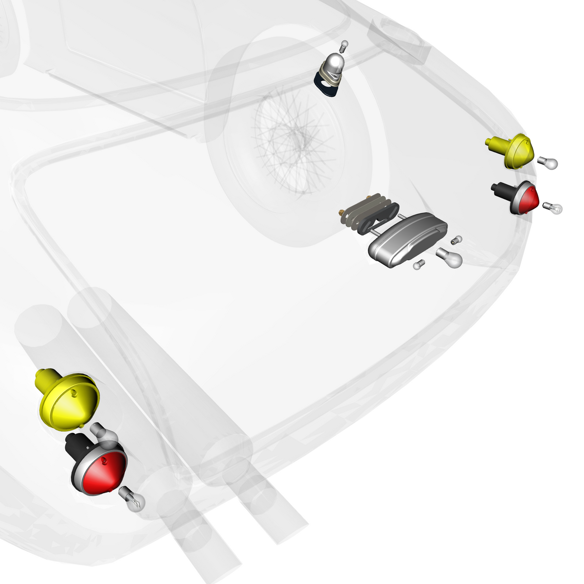 car: DB4 GTZ,item_no: nan,quantity: 2,reference: DB4GTZ_PartsCatalogue-170300-02 Rear Lighting