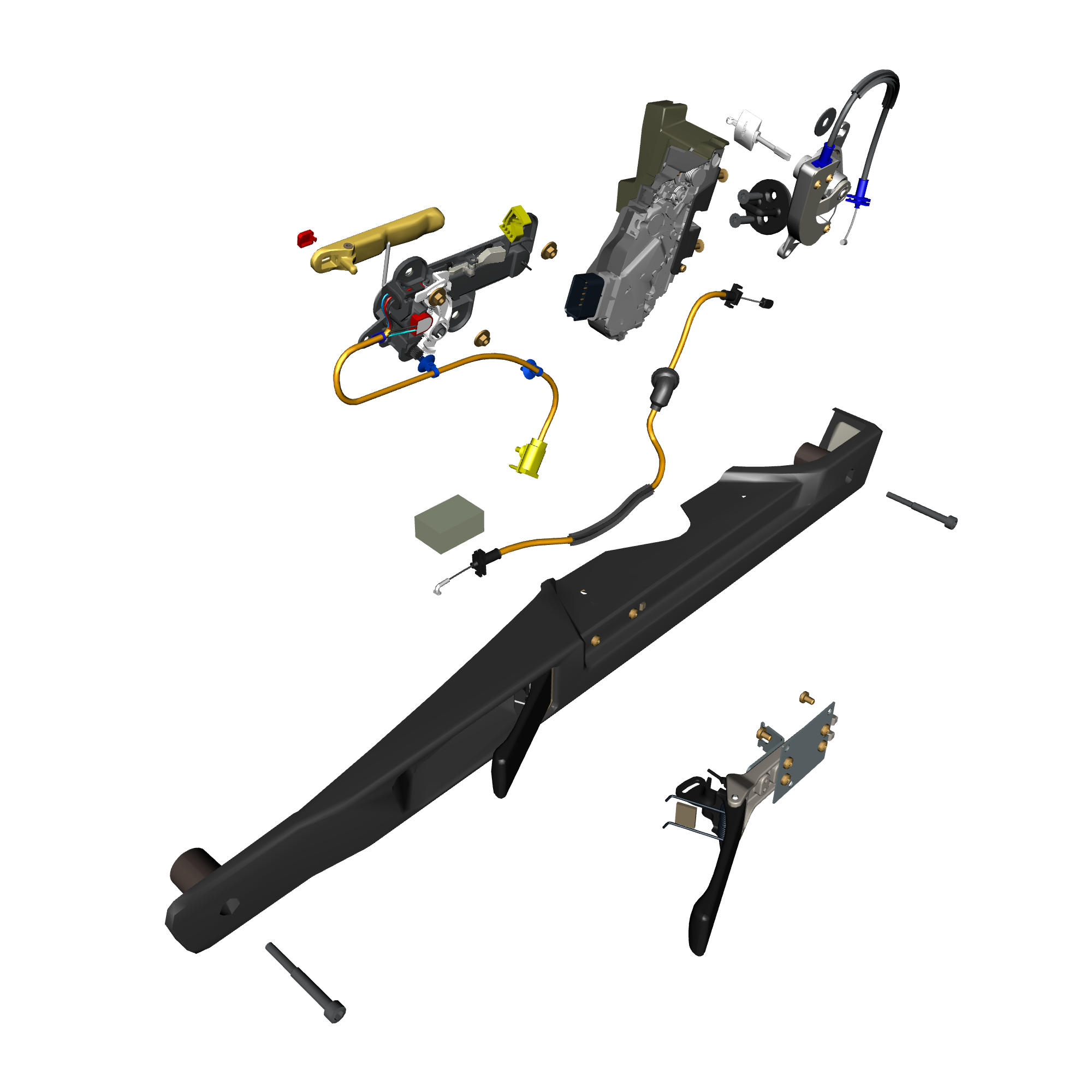 car: VANTAGE V12S,item_no: nan,quantity: 2,reference: VANTAGE_V12S_PartsCatalogue-011404-B1 Door Latch System