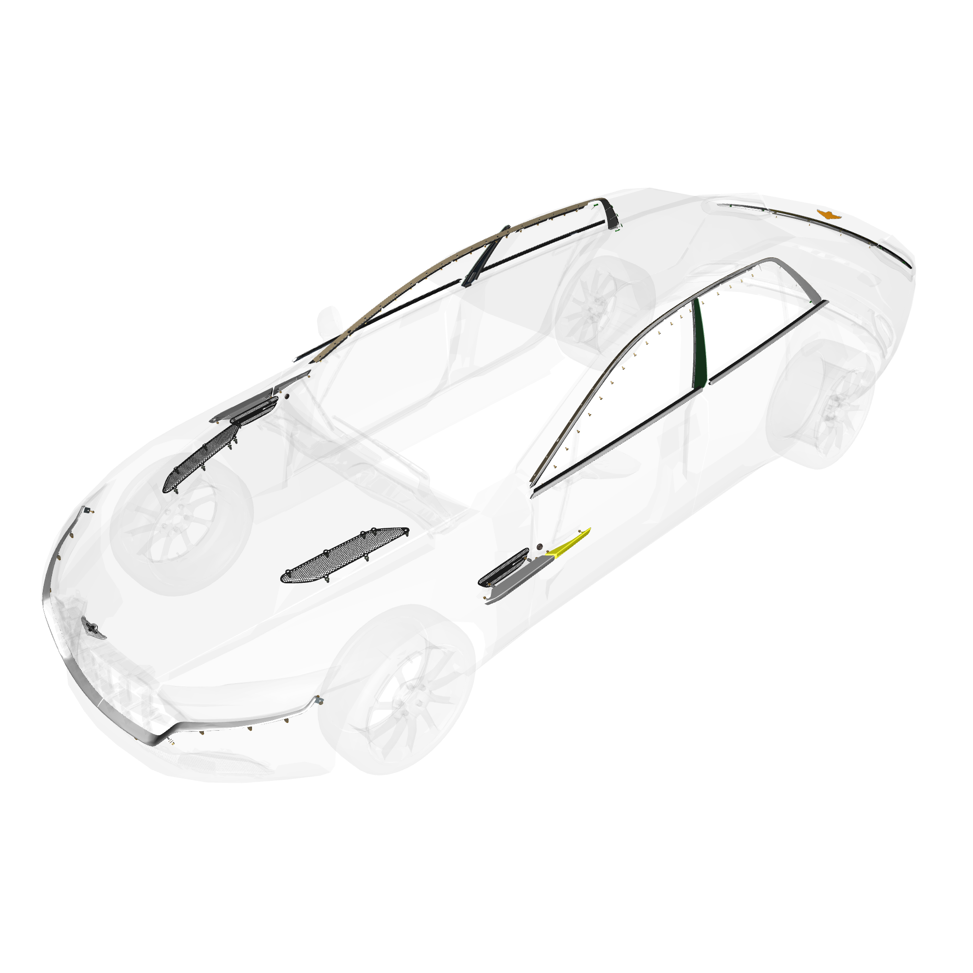 car: TARAF,item_no: nan,quantity: 1.0,reference: TARAF_PartsCatalogue-010803-01 Exterior Trim