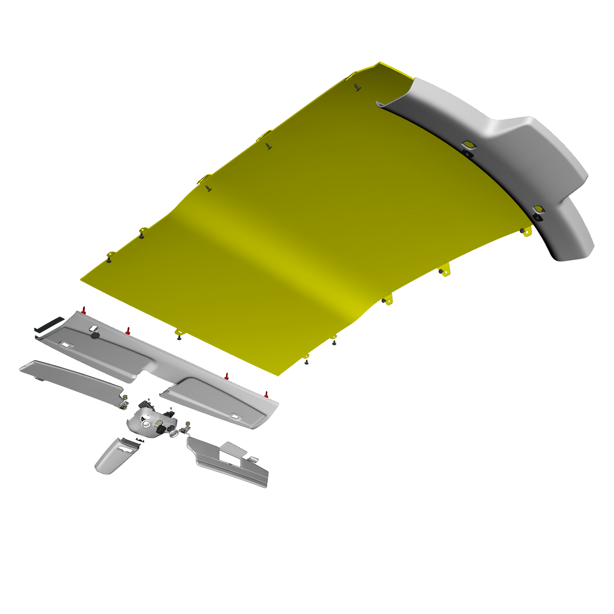 car: TARAF,item_no: nan,quantity: 1,reference: TARAF_PartsCatalogue-010503-01 Headliner Assembly