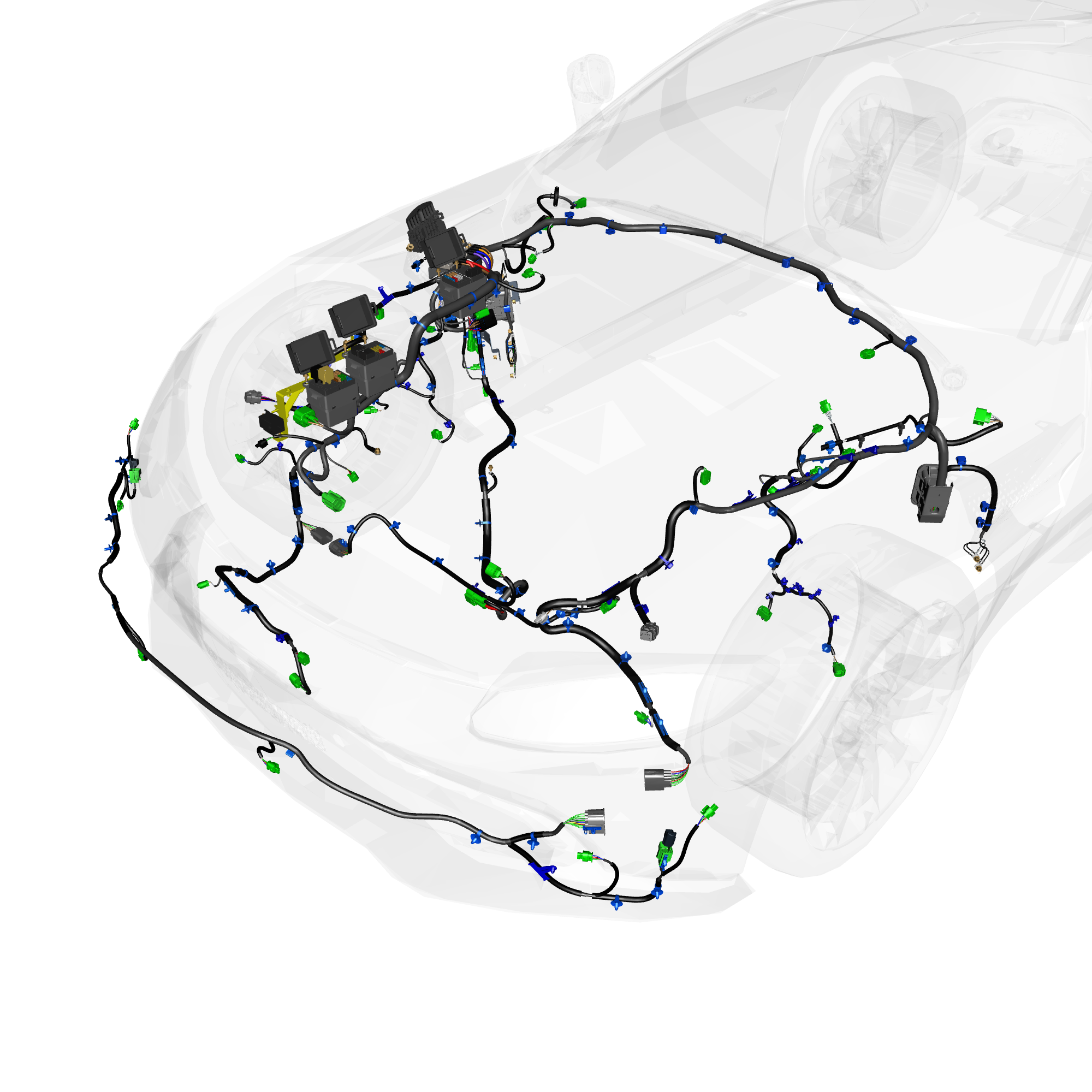 car:vantage,item_no:,quantity:1,reference:vantage_19_partscatalogue-180101-10 forward wiring assembly