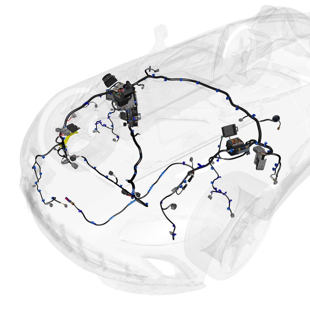 car:vantage sp,item_no:,quantity:1,reference:vantage_sp_partscatalogue-180101-10 forward wiring assembly