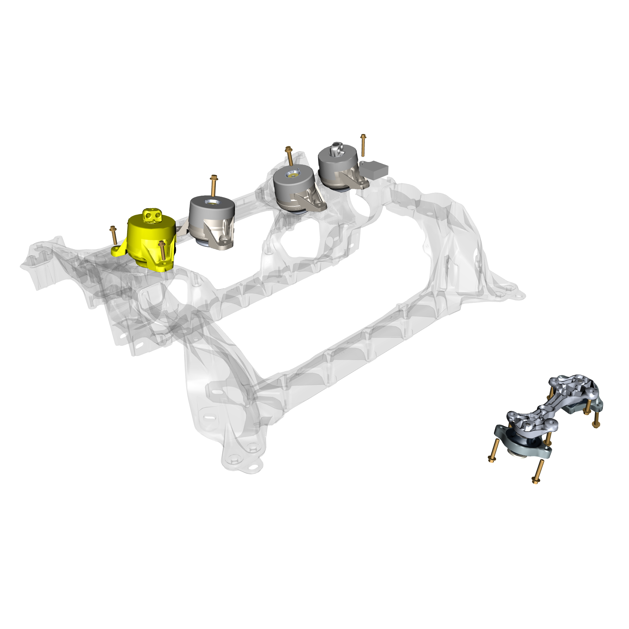 car: DBX,item_no: nan,quantity: 1,reference: DBX_PartsCatalogue-400200 Engine & Transmission Mounting