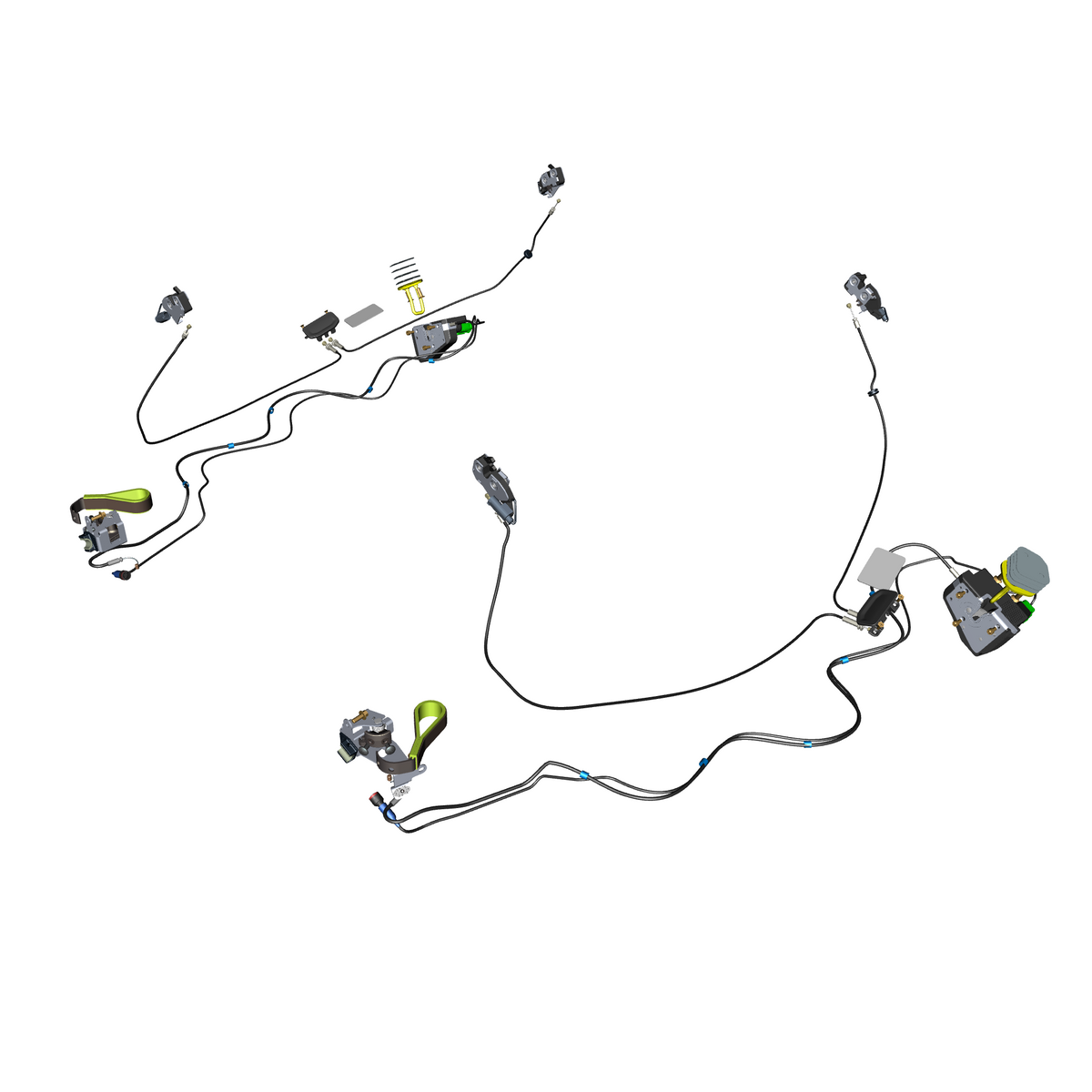 car: VALKYRIE,item_no: nan,quantity: 2,reference: VALKYRIE_PartsCatalogue-011412-20 Door Latch System - Spider