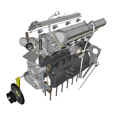 car:db5 gf,item_no:,quantity:1,reference:db5gf_partscatalogue-031600-10 engine structure