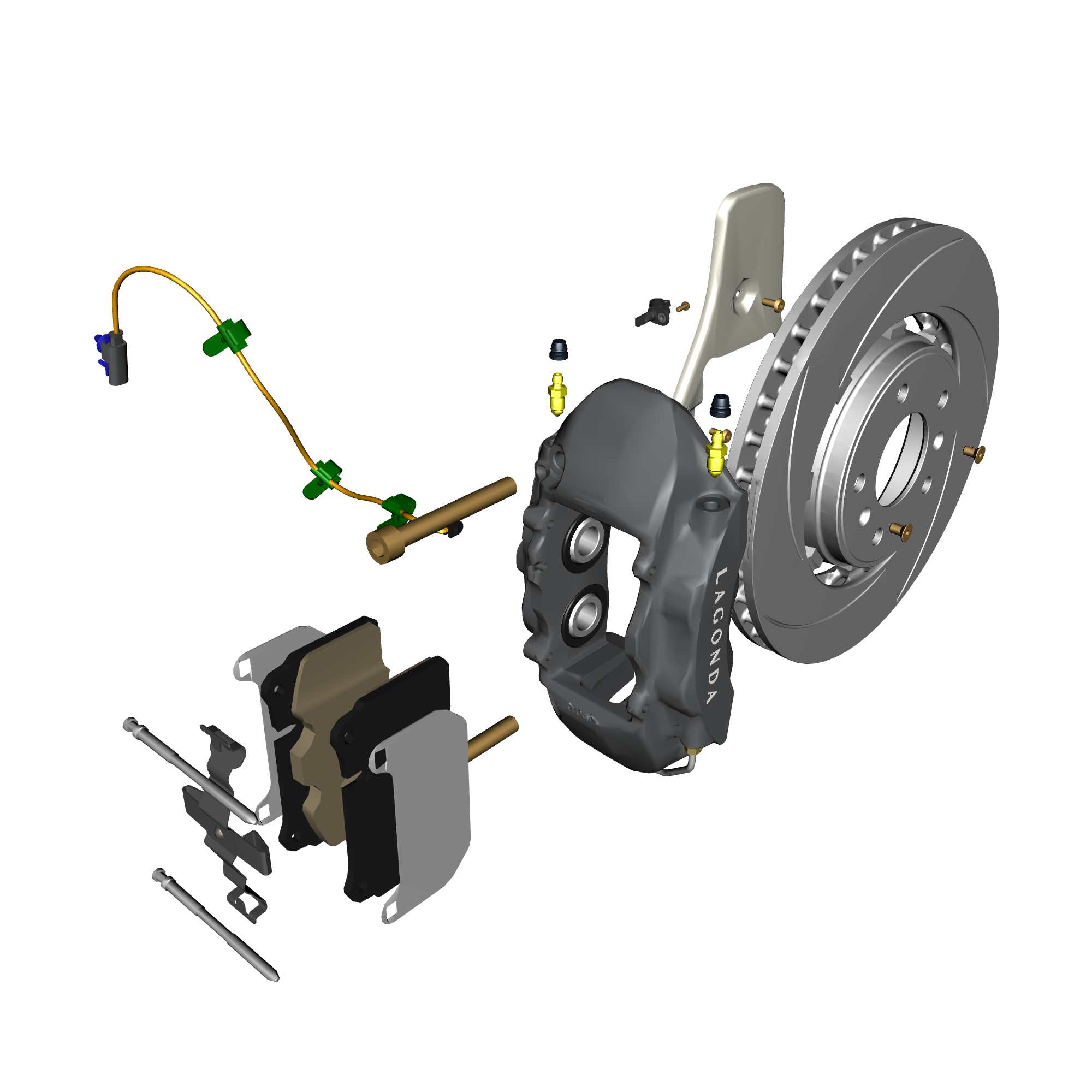 car: TARAF,item_no: nan,quantity: 4,reference: TARAF_PartsCatalogue-060400-01 Rear Brakes