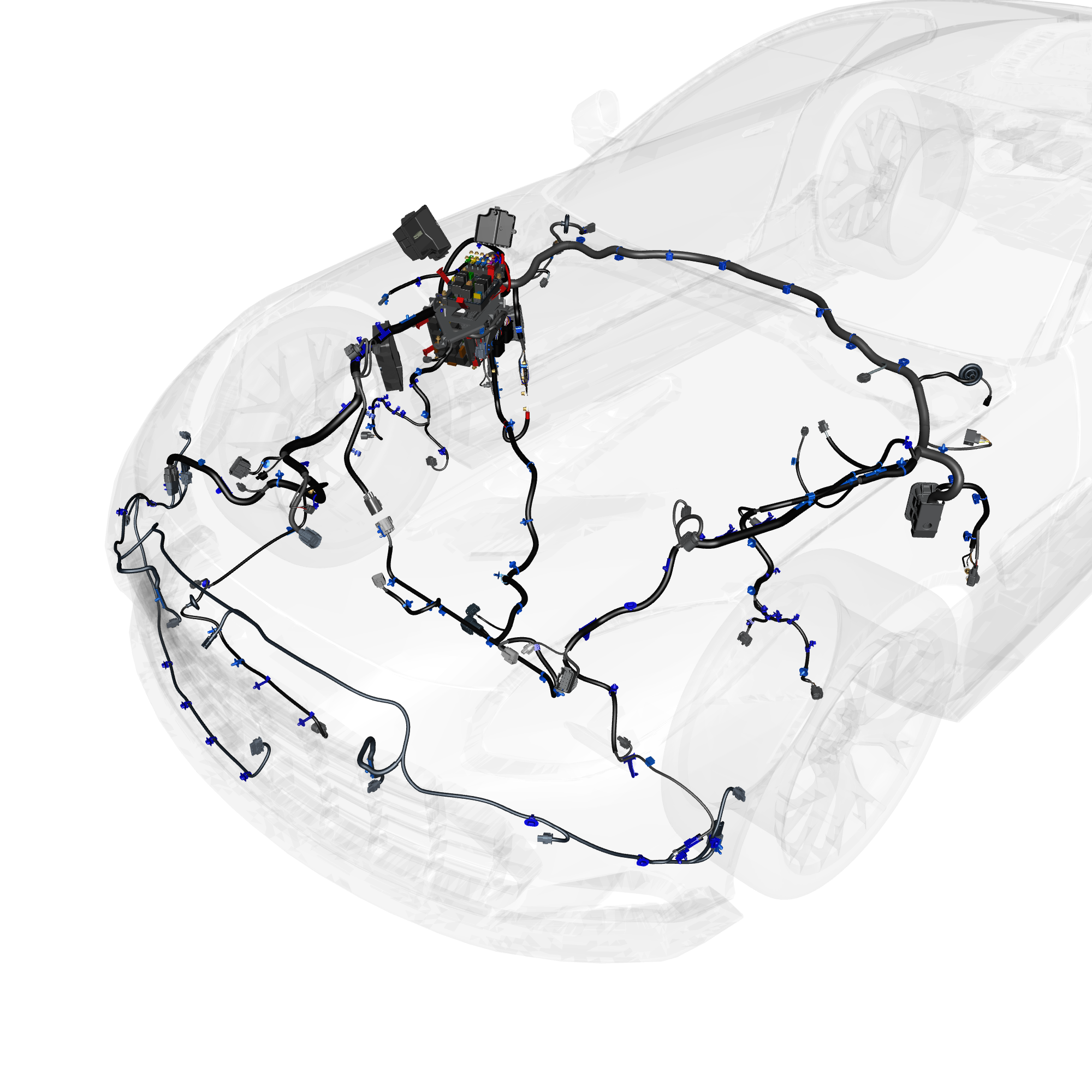 car: VANQUISH,item_no: nan,quantity: A/R,reference: VANQUISH_25_PartsCatalogue-180101 Forward Wiring Assembly