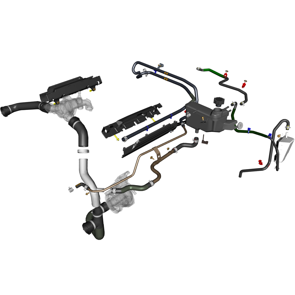 car:VANTAGE V12S,item_no:,quantity:4.0,reference:VANTAGE_V12S_PartsCatalogue-030304-S1 Coolant Hoses & Reservoir LHD