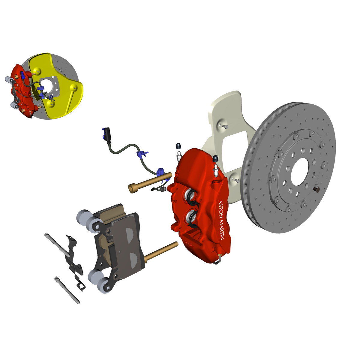 car: VANQUISH,item_no: nan,quantity: 1,reference: VANQUISH_25_PartsCatalogue-060400 Rear CCB Brakes