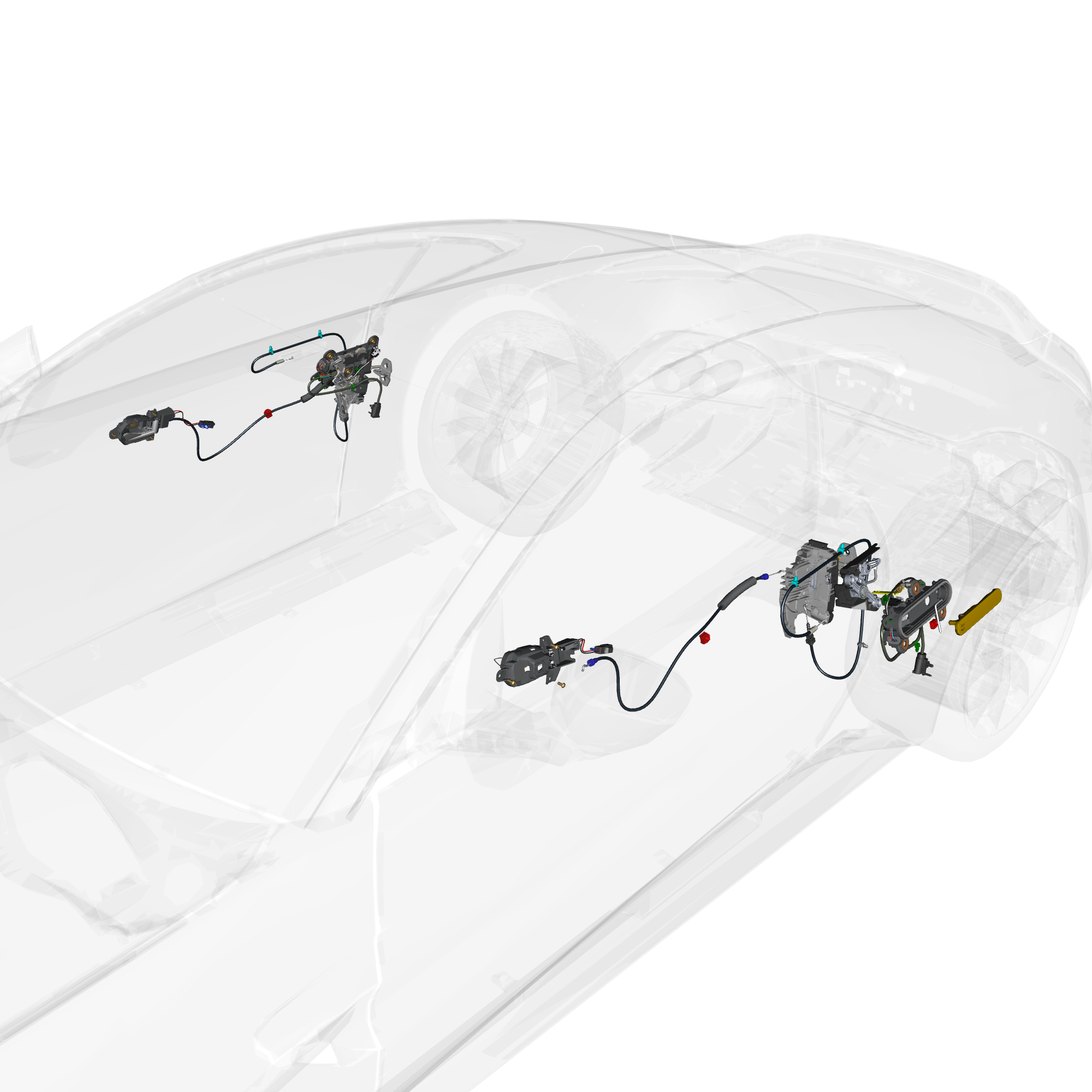 car:vantage,item_no:,quantity:a/r,reference:vantage_25_partscatalogue-011404-10 door latch system