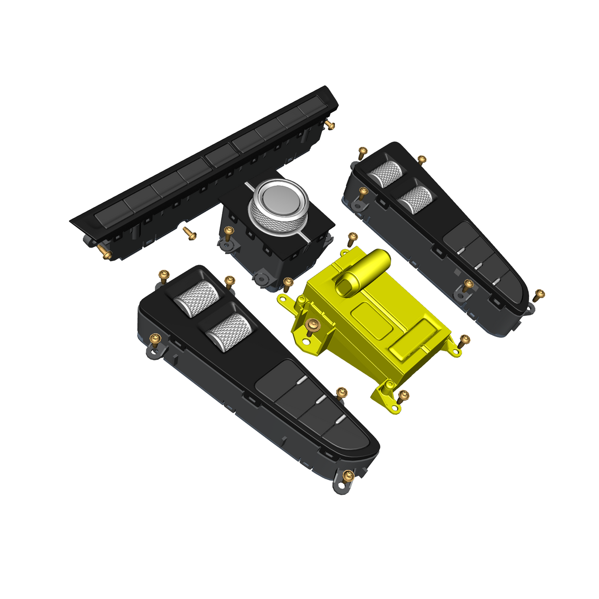 car: DBX,item_no: nan,quantity: 1,reference: DBX_PartsCatalogue-640104-10 Console Switches
