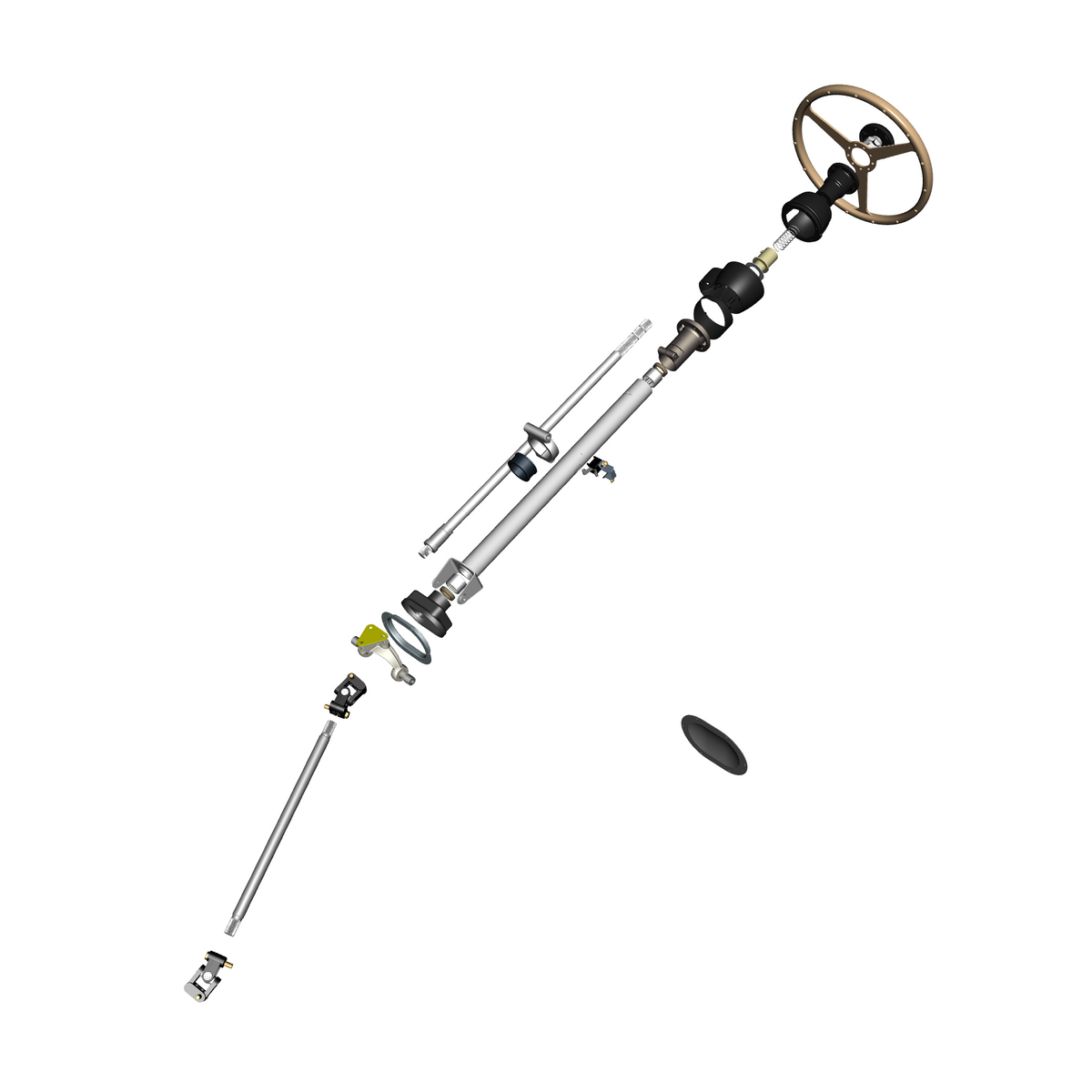 car:db5 gf,item_no:,quantity:1.0,reference:db5gf_partscatalogue-440200-10 steering column assembly