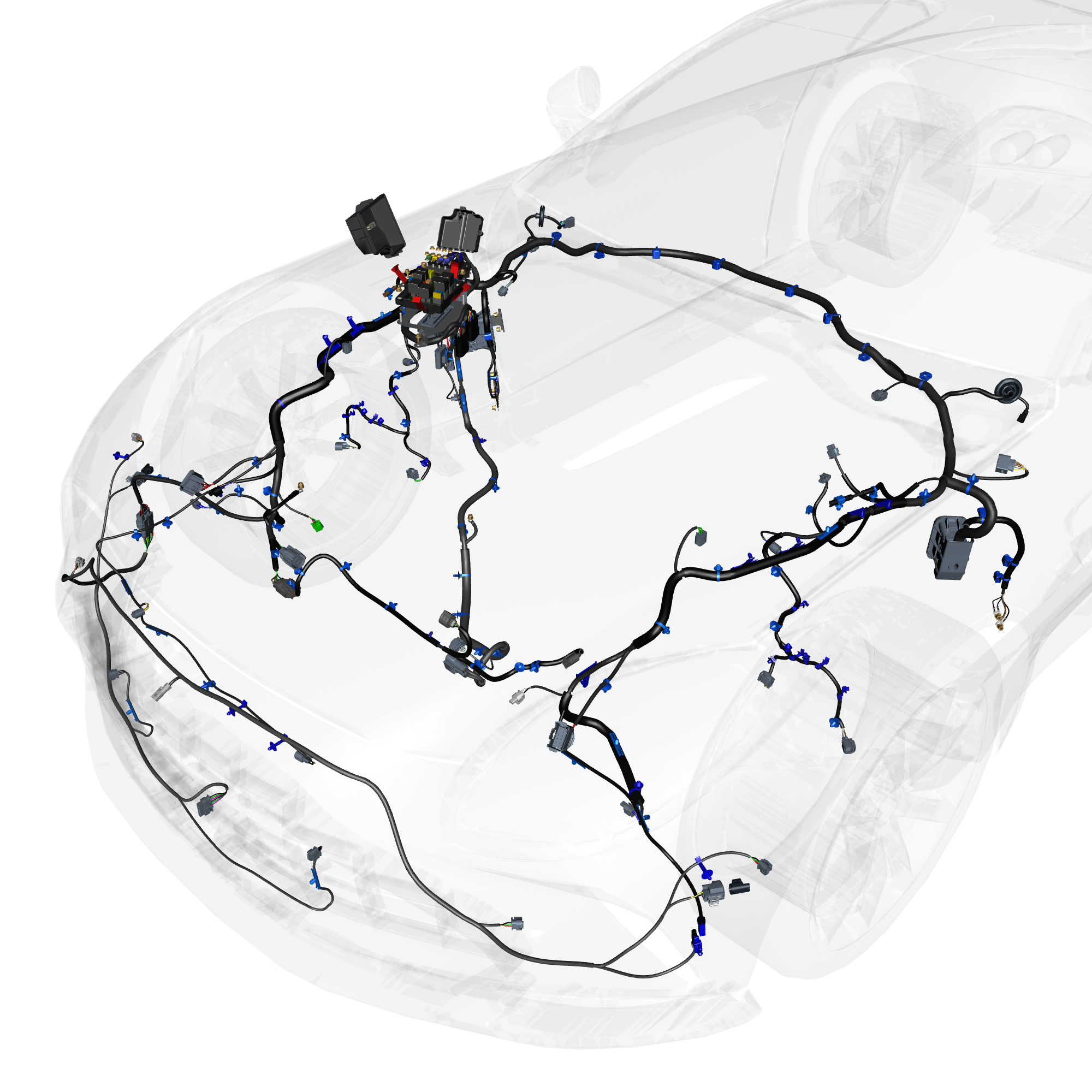 car:vantage,item_no:,quantity:a/r,reference:vantage_25_partscatalogue-180101 forward wiring assembly