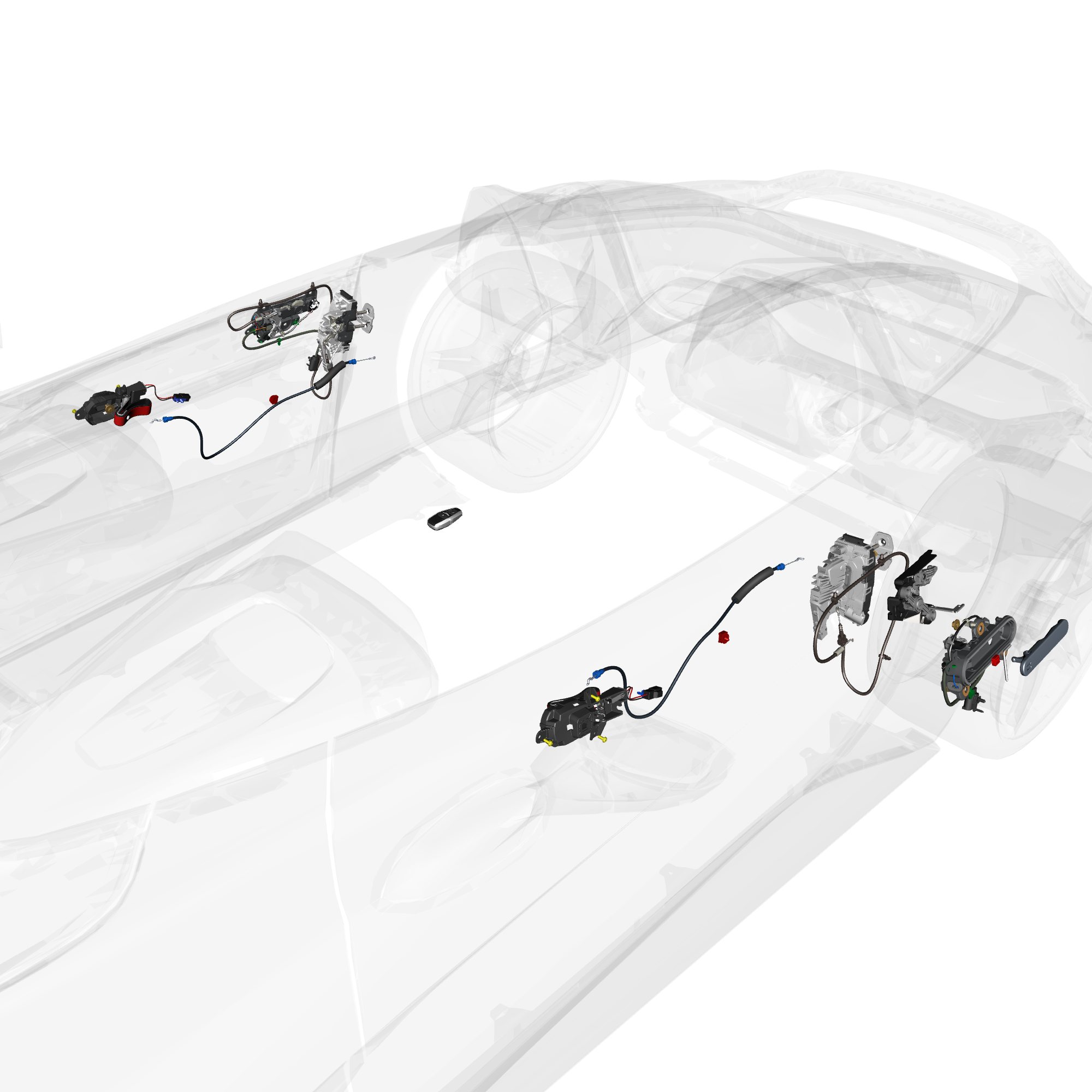 car:VANTAGE SP,item_no:,quantity:6.0,reference:VANTAGE_SP_PartsCatalogue-011401-20 Door Latch System