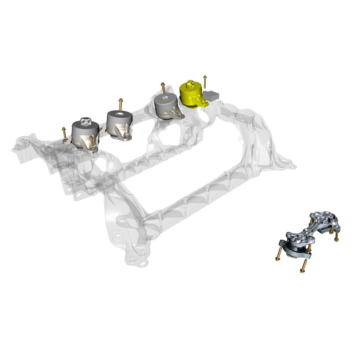 car: DBX,item_no: nan,quantity: 1,reference: DBX_PartsCatalogue-400200 Engine & Transmission Mounting