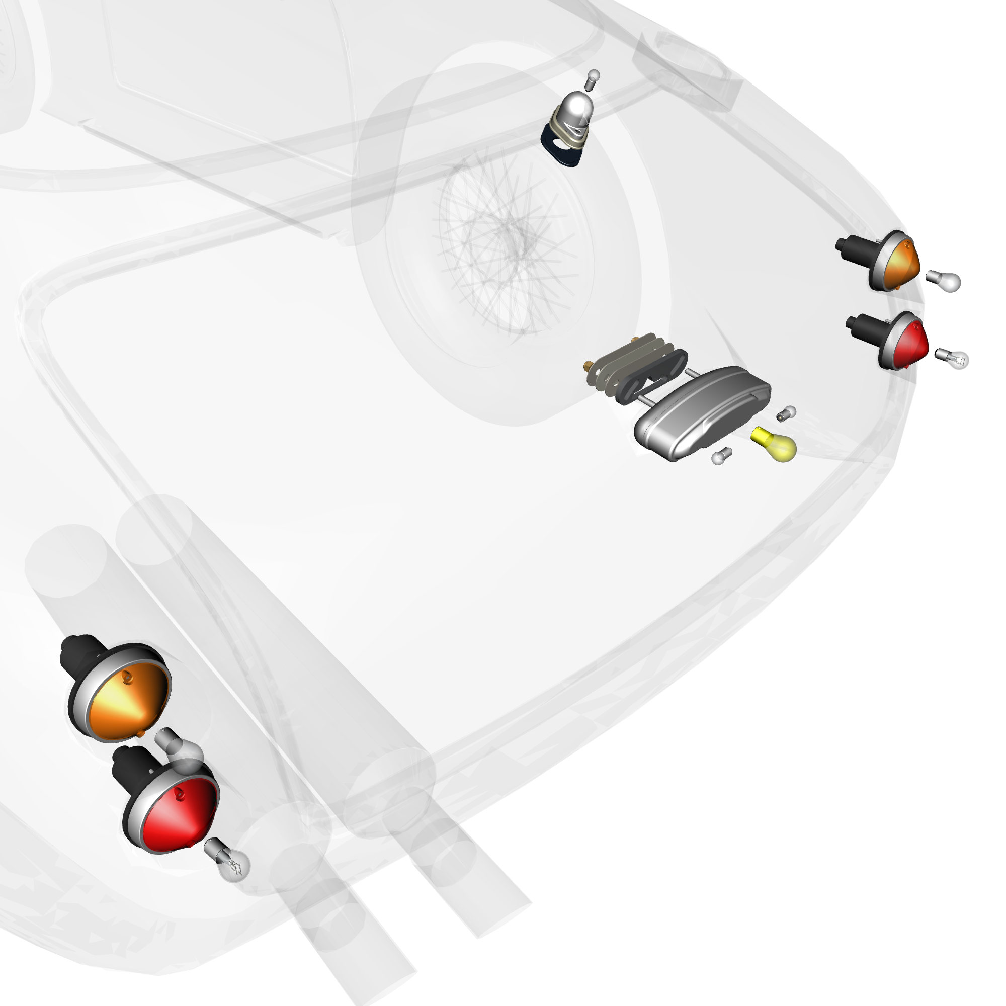 car: DB4 GTZ,item_no: nan,quantity: 1,reference: DB4GTZ_PartsCatalogue-170300-02 Rear Lighting