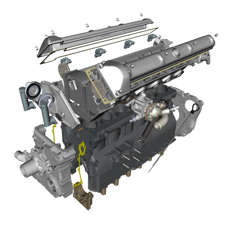 car: DB4 GTZ,item_no: nan,quantity: 1,reference: DB4GTZ_PartsCatalogue-032103-10 Engine Structure