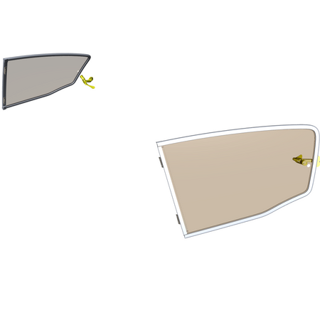 car: DB4 GTZ,item_no: nan,quantity: 2.0,reference: DB4GTZ_PartsCatalogue-011110-10 Glass, Rear Quarterlight