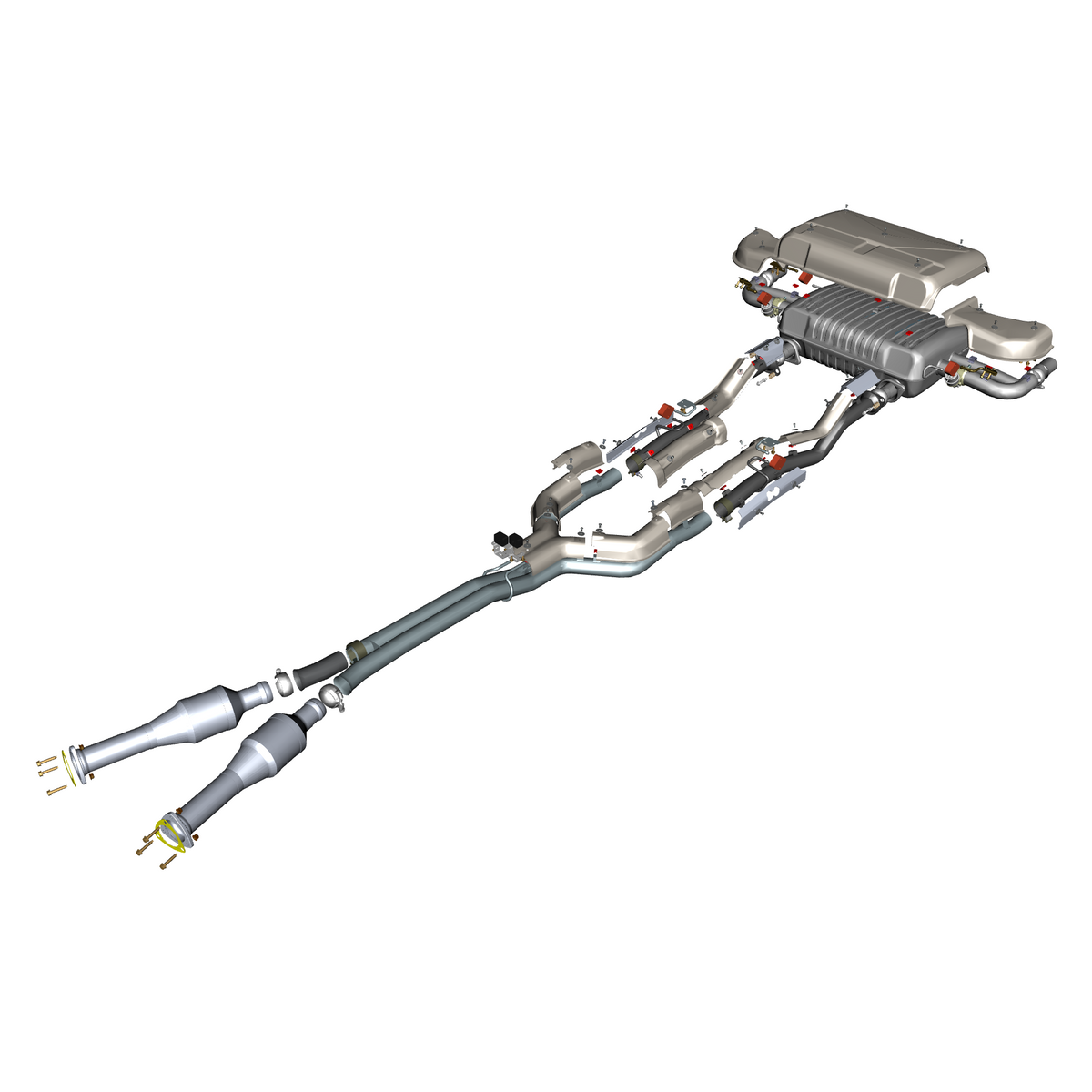 car: TARAF,item_no: nan,quantity: 2,reference: TARAF_PartsCatalogue-090500-01 Exhaust Pipes & Shields