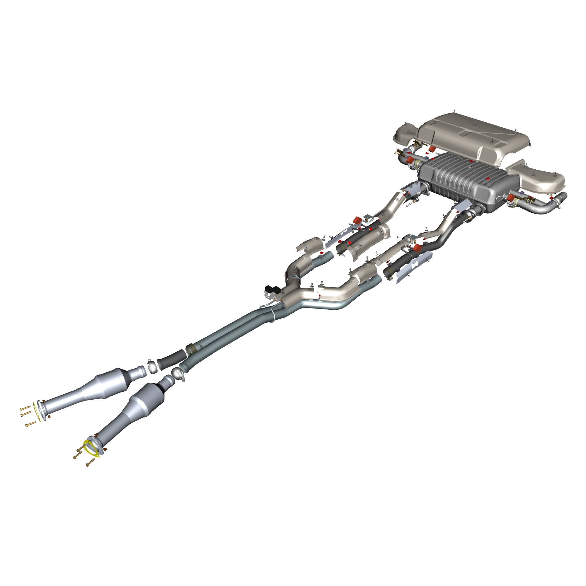car: TARAF,item_no: nan,quantity: 2,reference: TARAF_PartsCatalogue-090500-01 Exhaust Pipes & Shields