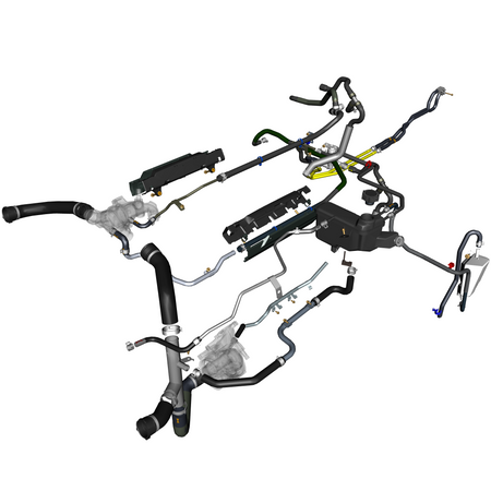 car: TARAF,item_no: nan,quantity: 1,reference: TARAF_PartsCatalogue-030300-01 Coolant Hoses & Reservoir