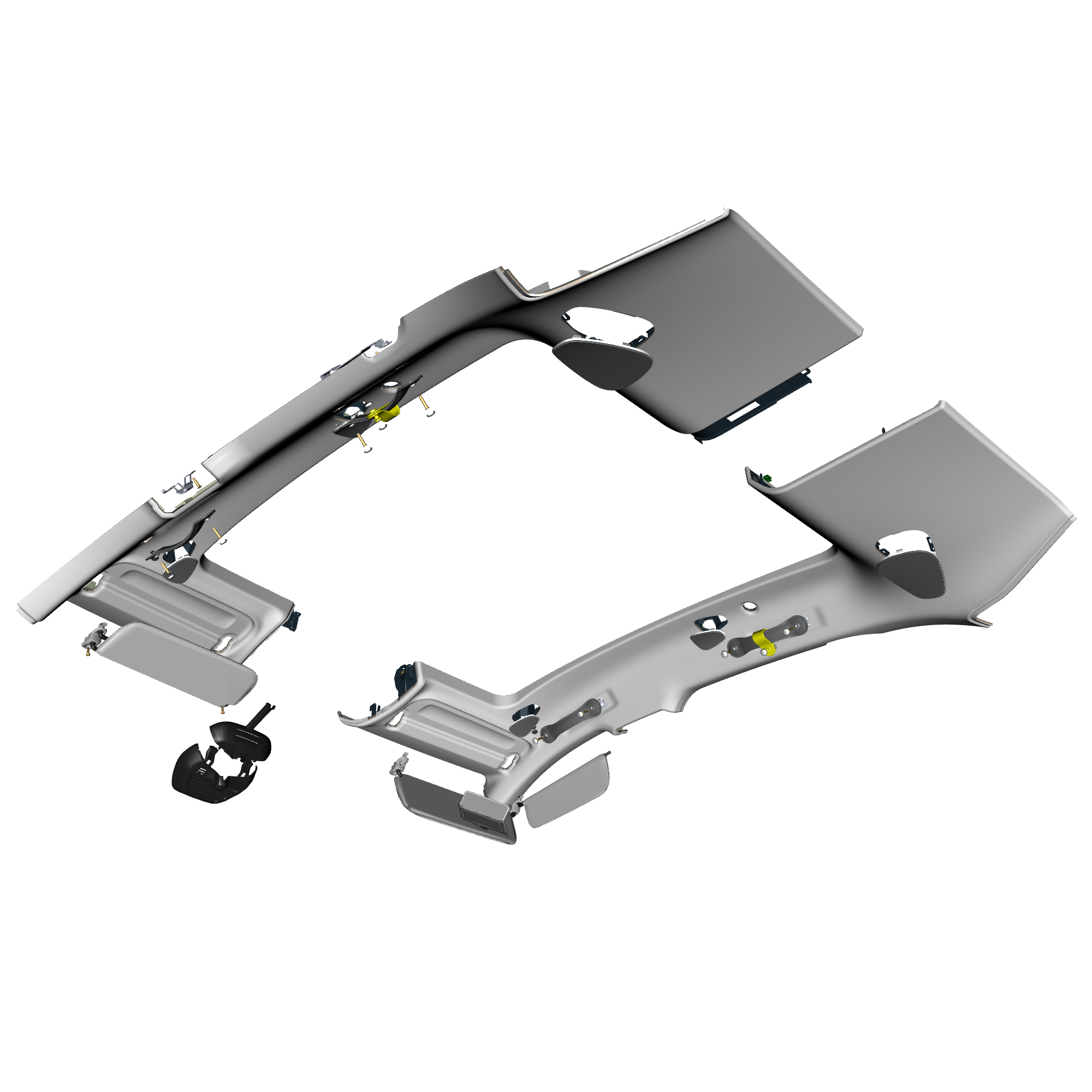 car:DBX,item_no:,quantity:2.0,reference:DBX_PartsCatalogue-300403 Headliner Assembly
