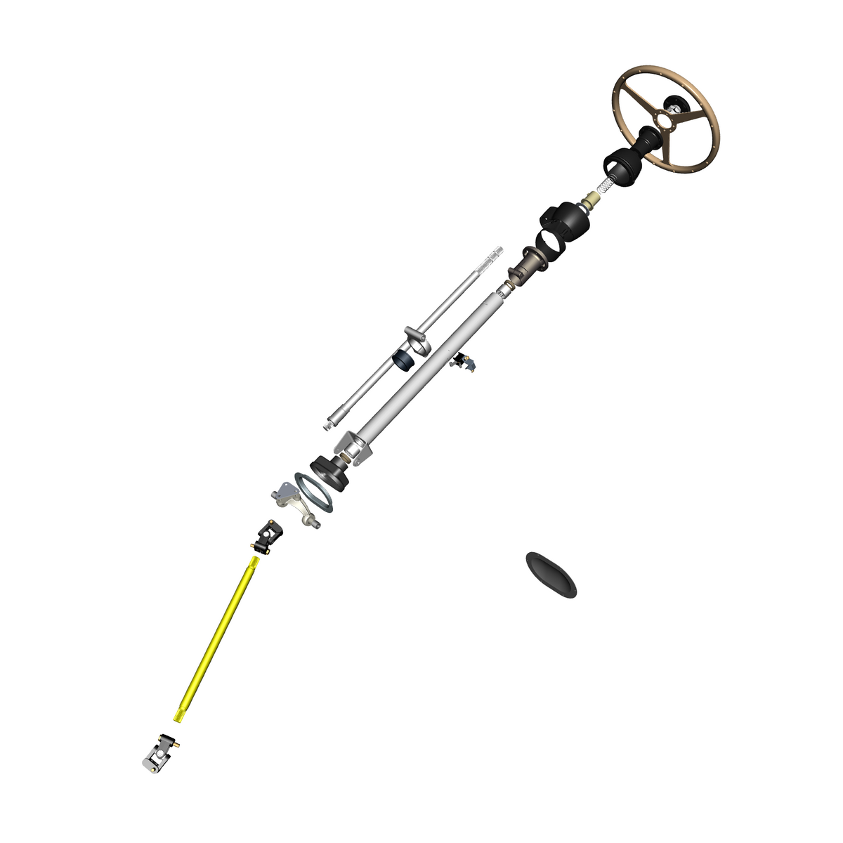 car:db5 gf,item_no:,quantity:1.0,reference:db5gf_partscatalogue-440200-10 steering column assembly