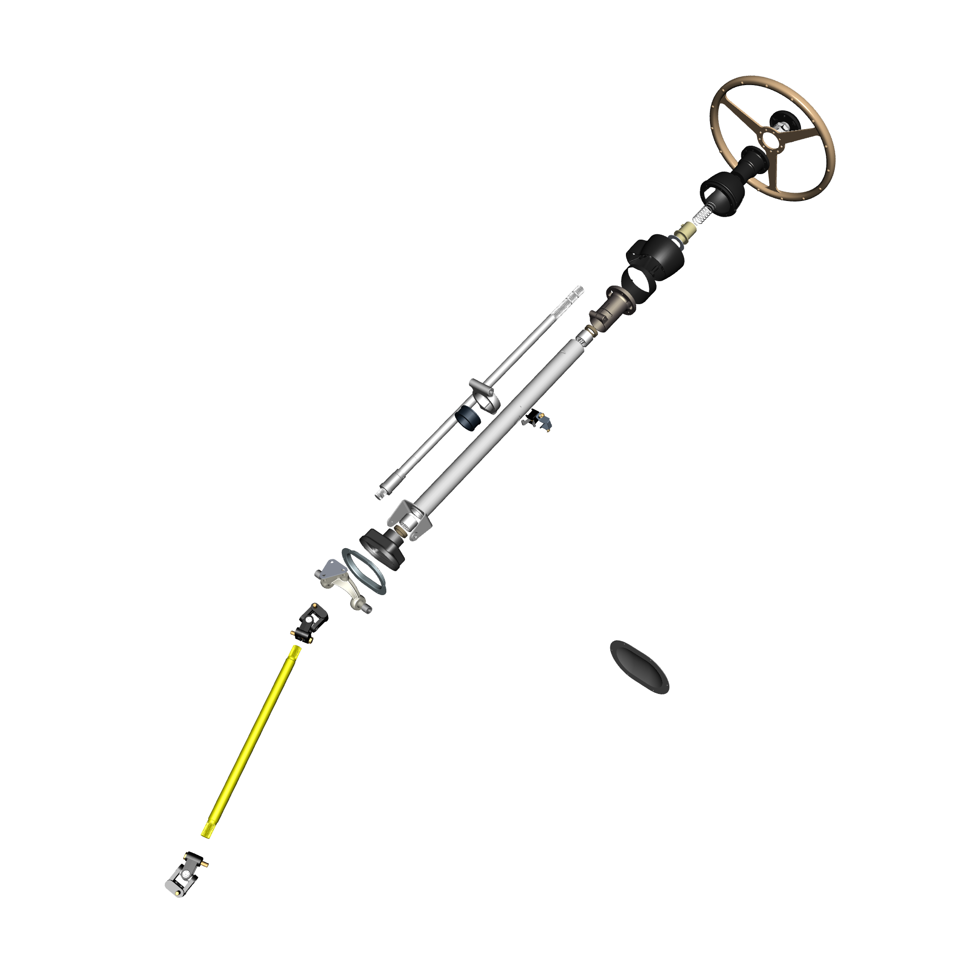 car:db5 gf,item_no:,quantity:1.0,reference:db5gf_partscatalogue-440200-10 steering column assembly