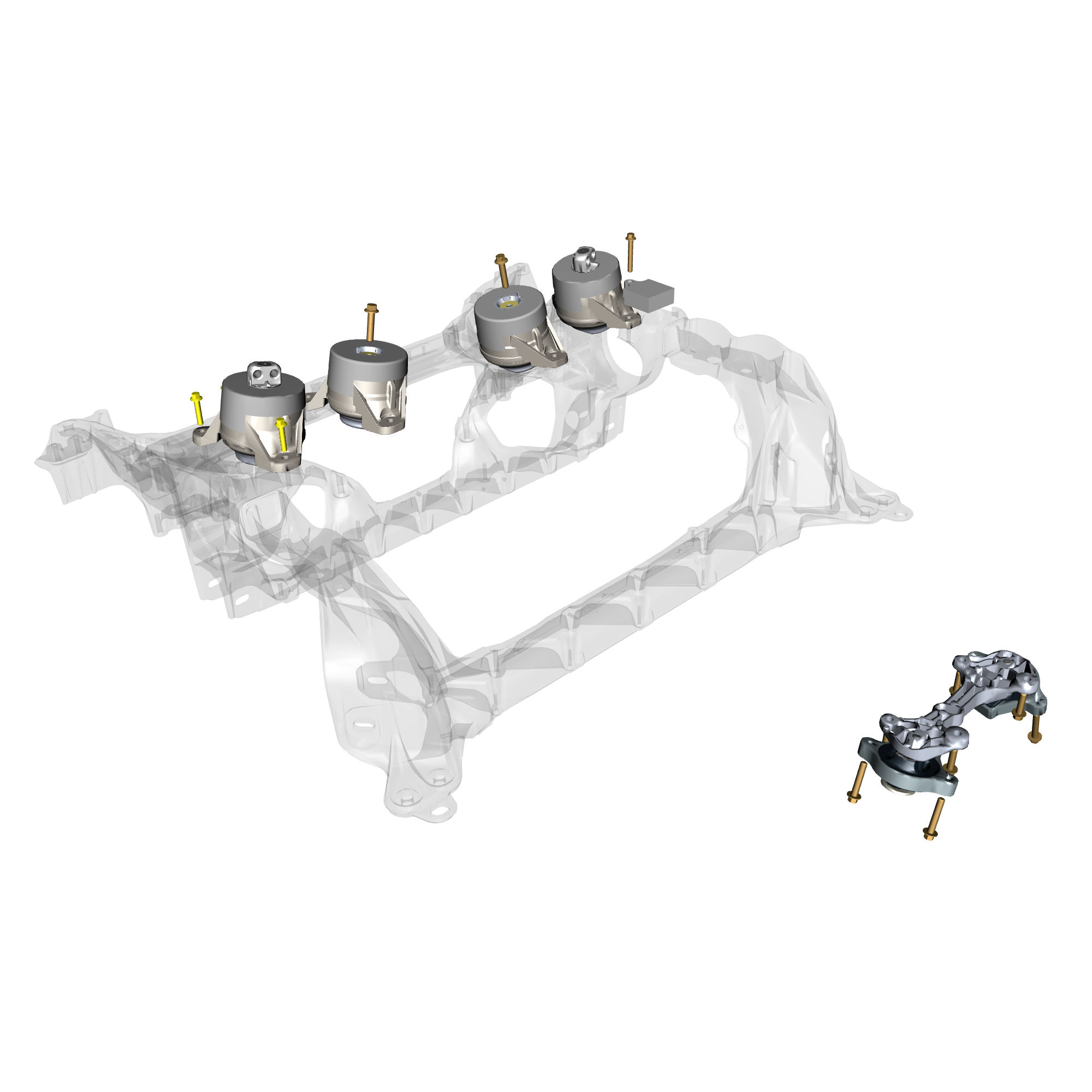 car:DBX,item_no:,quantity:5,reference:DBX_PartsCatalogue-400200 Engine & Transmission Mounting