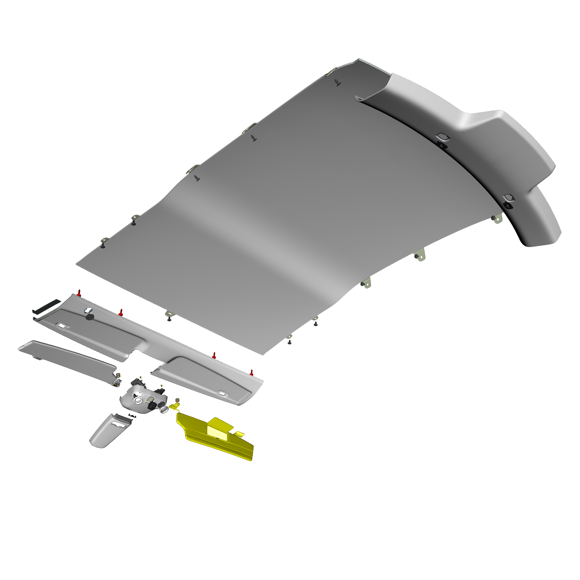 car: TARAF,item_no: nan,quantity: 1,reference: TARAF_PartsCatalogue-010503-01 Headliner Assembly