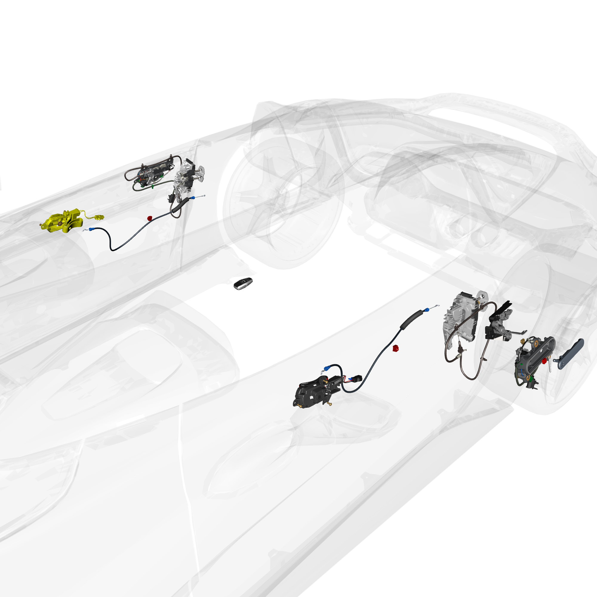 car:vantage sp,item_no:,quantity:1.0,reference:vantage_sp_partscatalogue-011401-20 door latch system