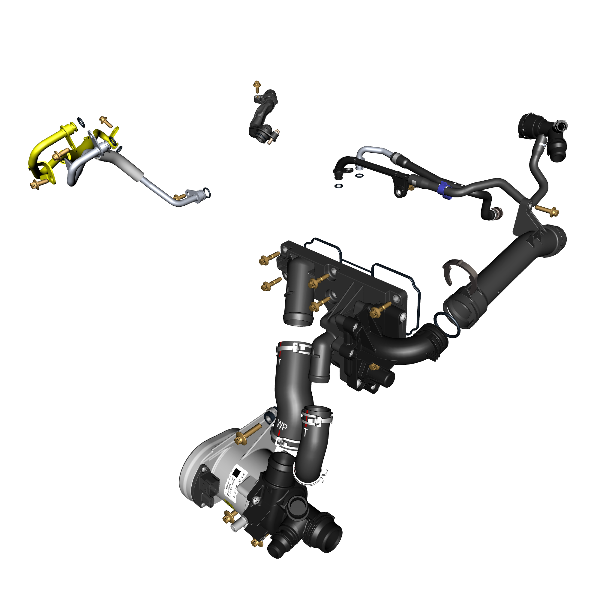 car:DBX,item_no:,quantity:1,reference:DBX_PartsCatalogue-031606-40 Coolant Pump & Lines