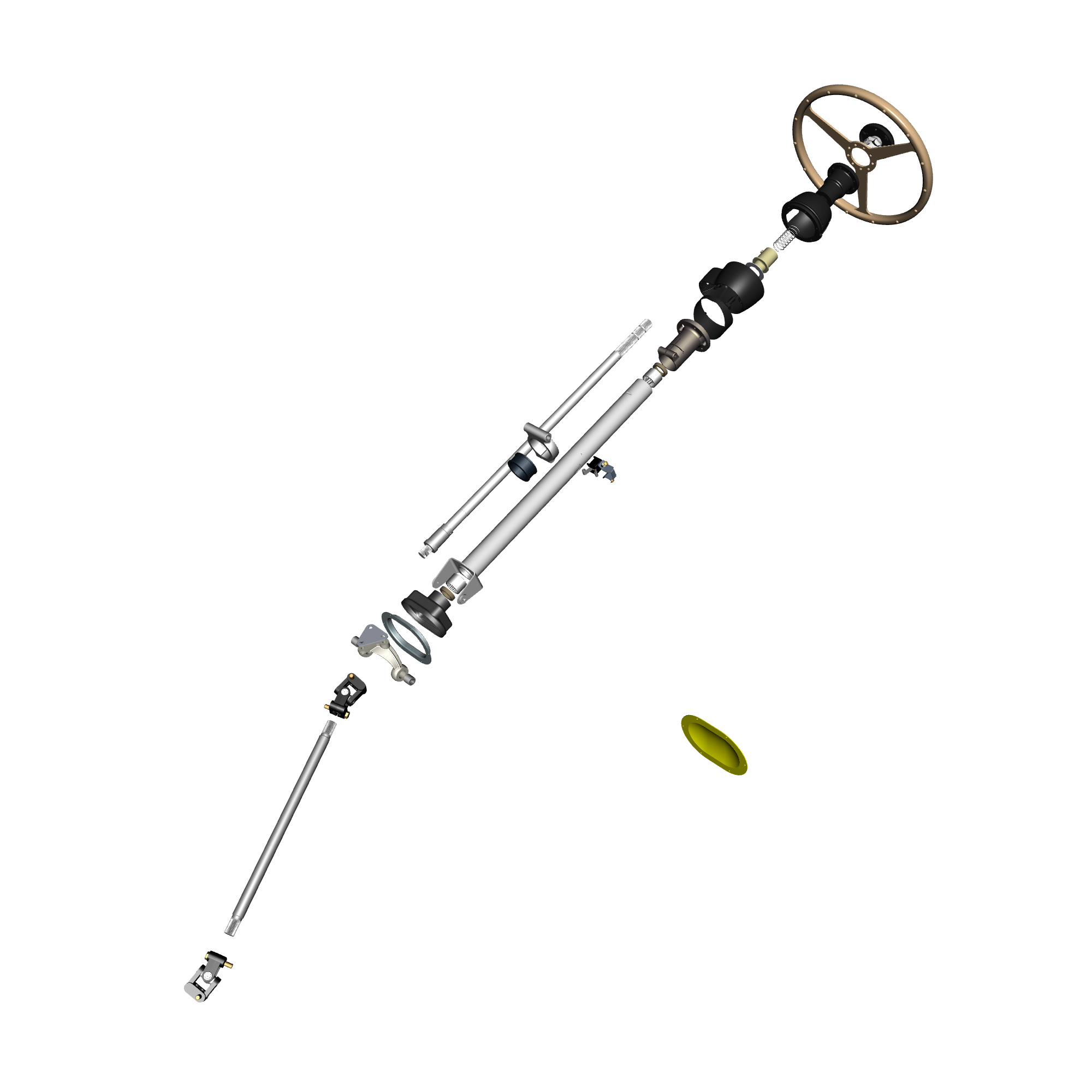 car:db5 gf,item_no:,quantity:1.0,reference:db5gf_partscatalogue-440200-10 steering column assembly