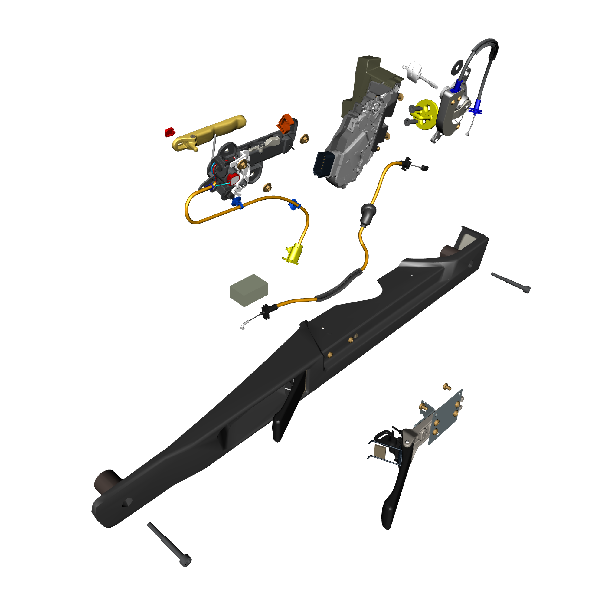 car: VANTAGE V12S,item_no: nan,quantity: 2,reference: VANTAGE_V12S_PartsCatalogue-011404-B1 Door Latch System