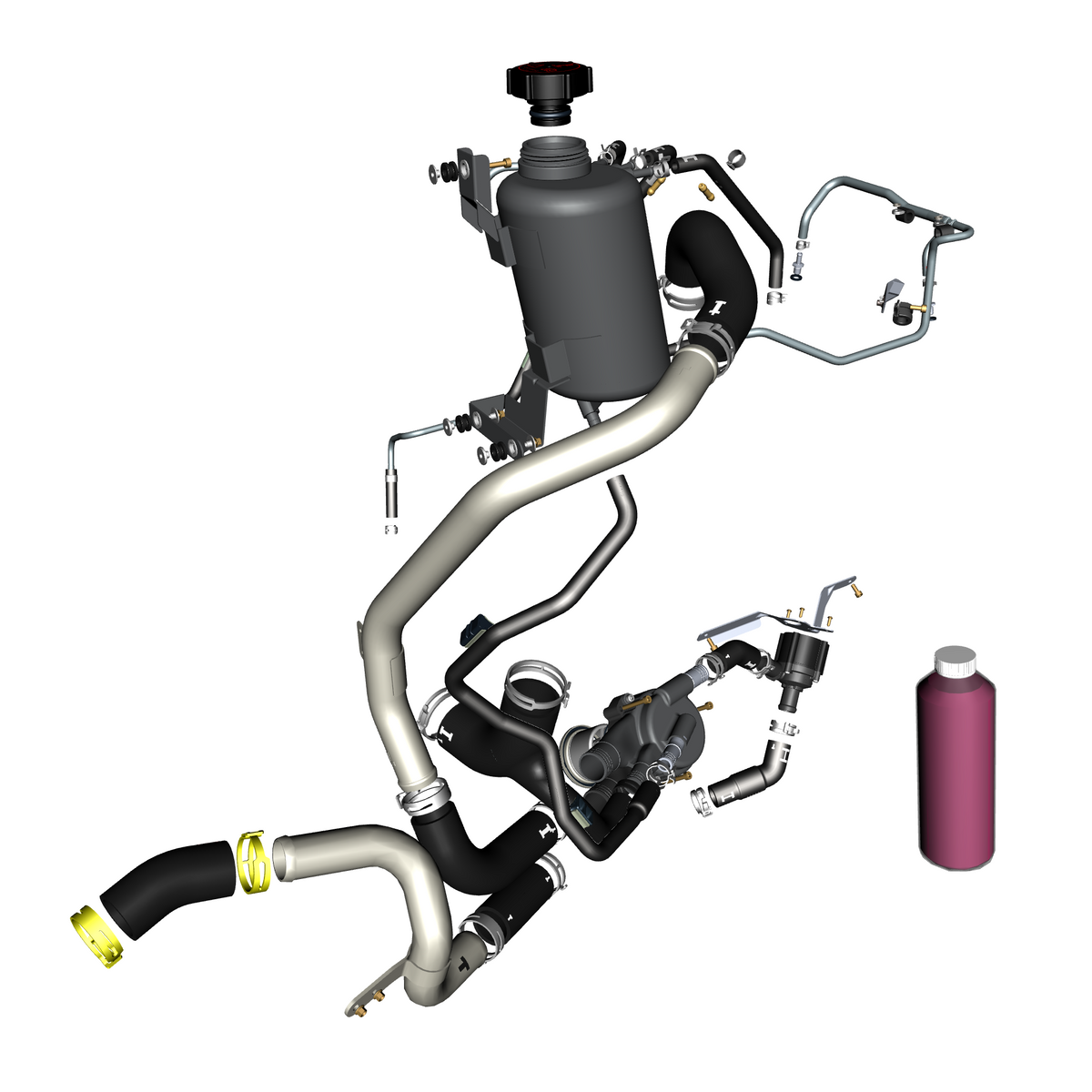 car: VALKYRIE,item_no: nan,quantity: 2,reference: VALKYRIE_PartsCatalogue-030304-00 Reservoir and Hoses