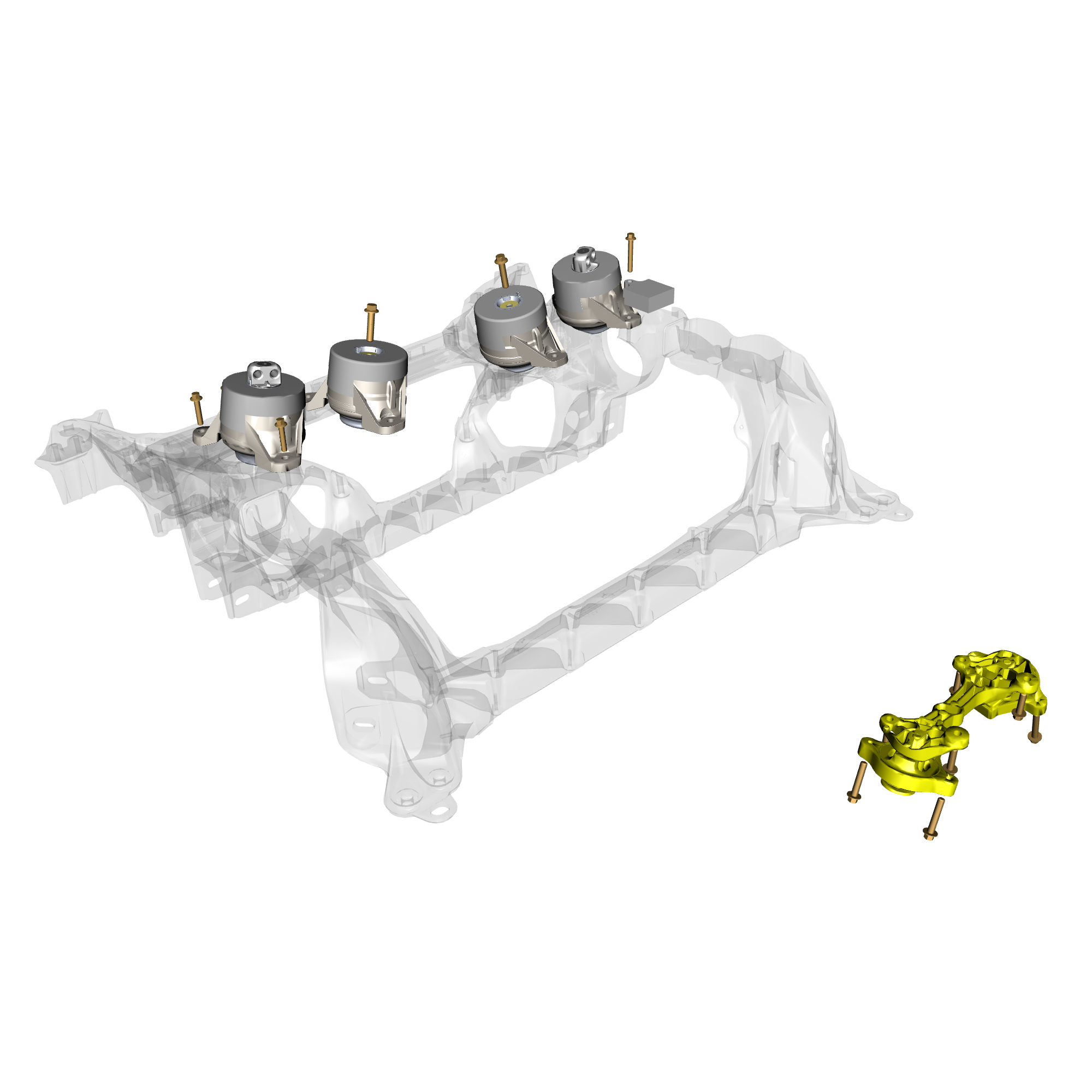 car: DBX,item_no: nan,quantity: 1,reference: DBX_PartsCatalogue-400200 Engine & Transmission Mounting