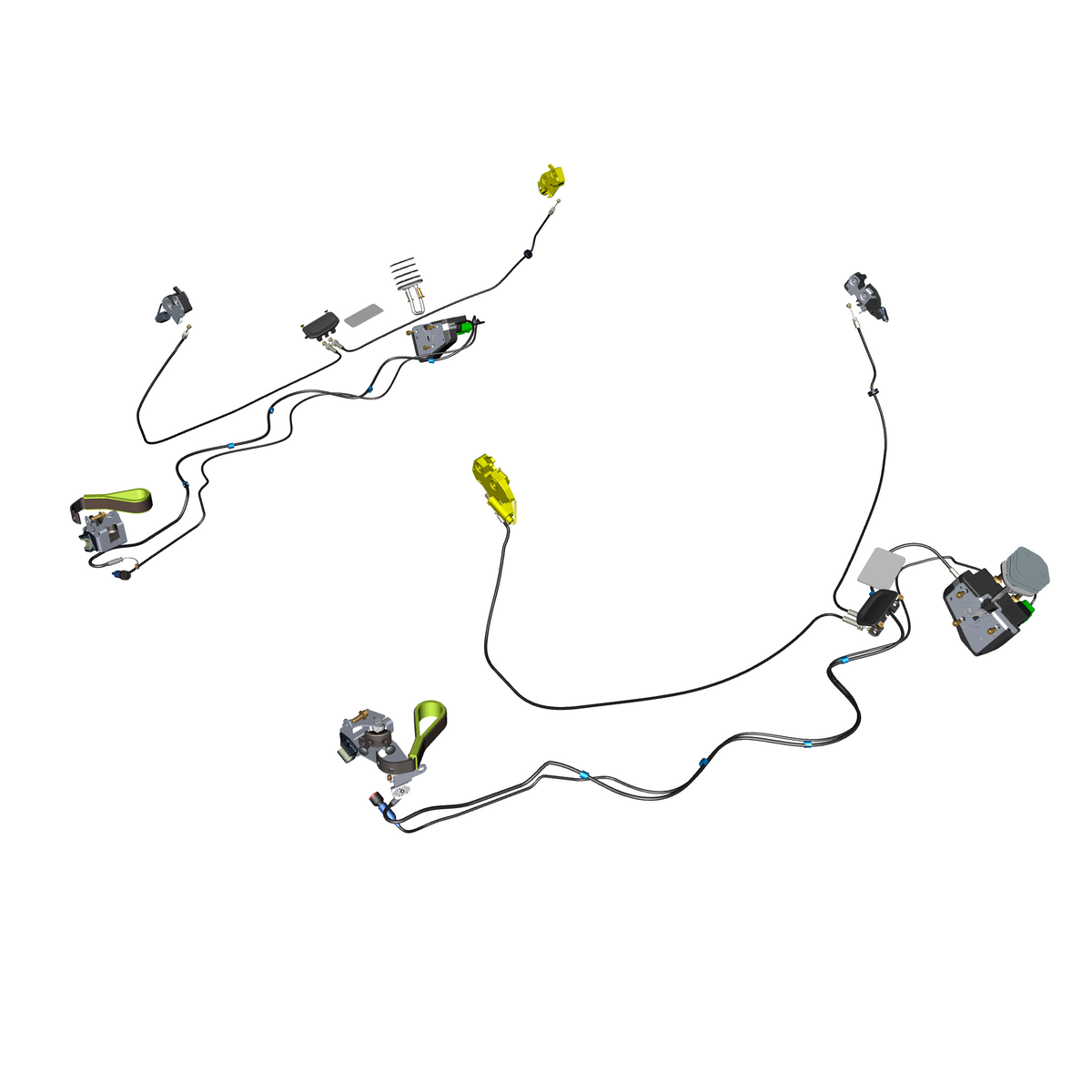 car: VALKYRIE,item_no: nan,quantity: 2,reference: VALKYRIE_PartsCatalogue-011412-20 Door Latch System - Spider