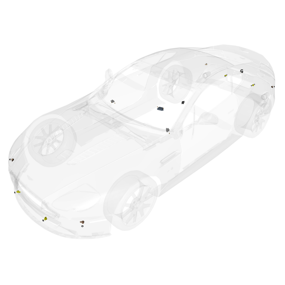 car: VANTAGE V12S,item_no: nan,quantity: 4,reference: VANTAGE_V12S_PartsCatalogue-131300-01 Parking Aid