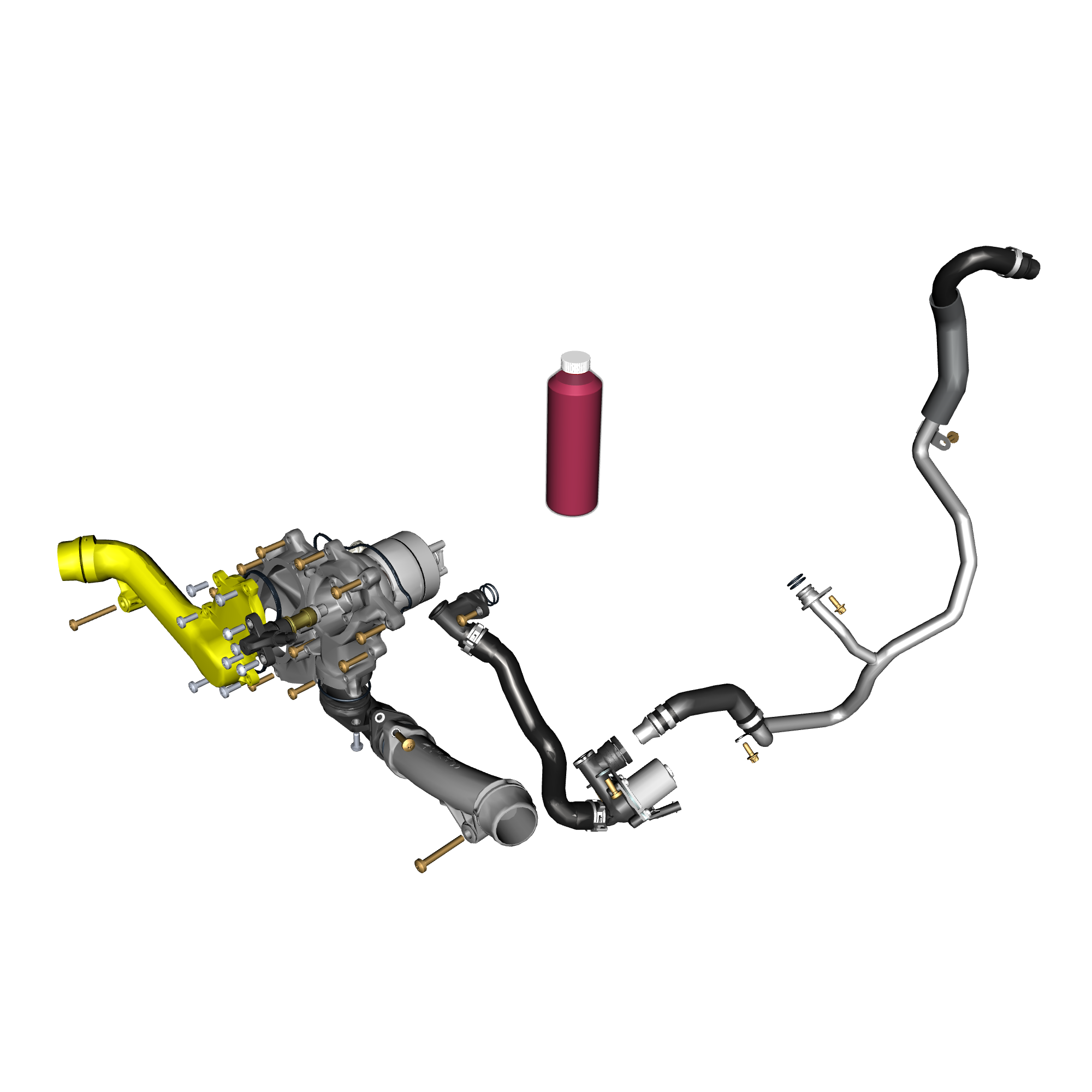 car:DBX,item_no:,quantity:1,reference:DBX_PartsCatalogue-031606-20 Coolant Pump & Lines