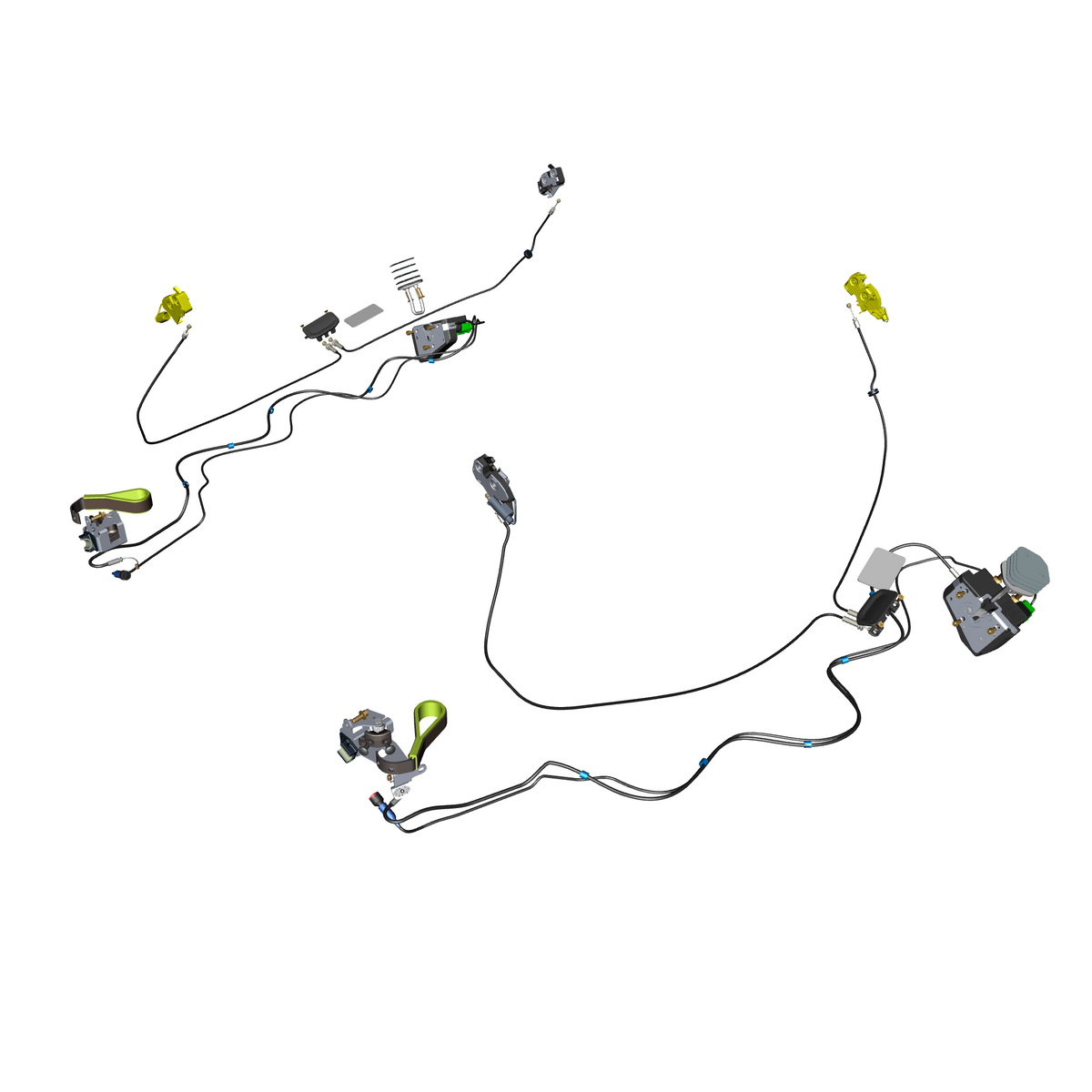 car: VALKYRIE,item_no: nan,quantity: 2,reference: VALKYRIE_PartsCatalogue-011412-20 Door Latch System - Spider