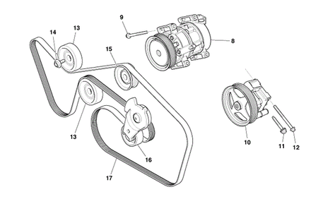 image 3 of tensioner assy,engine belt drive